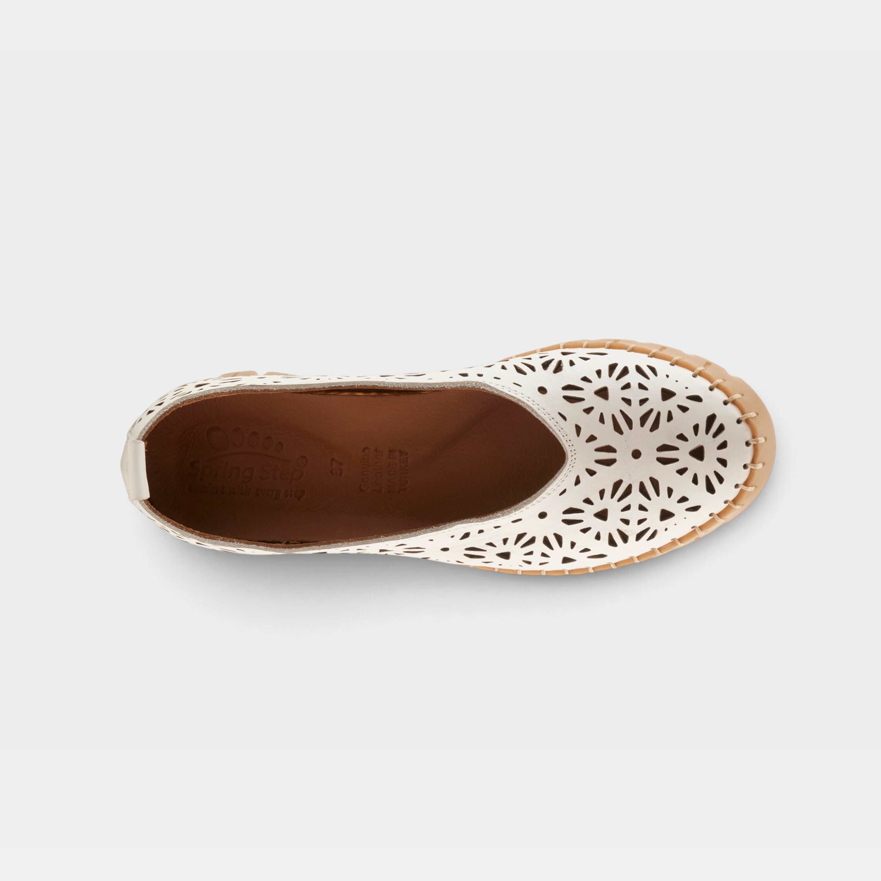 Spring Step Carosa White Shoe