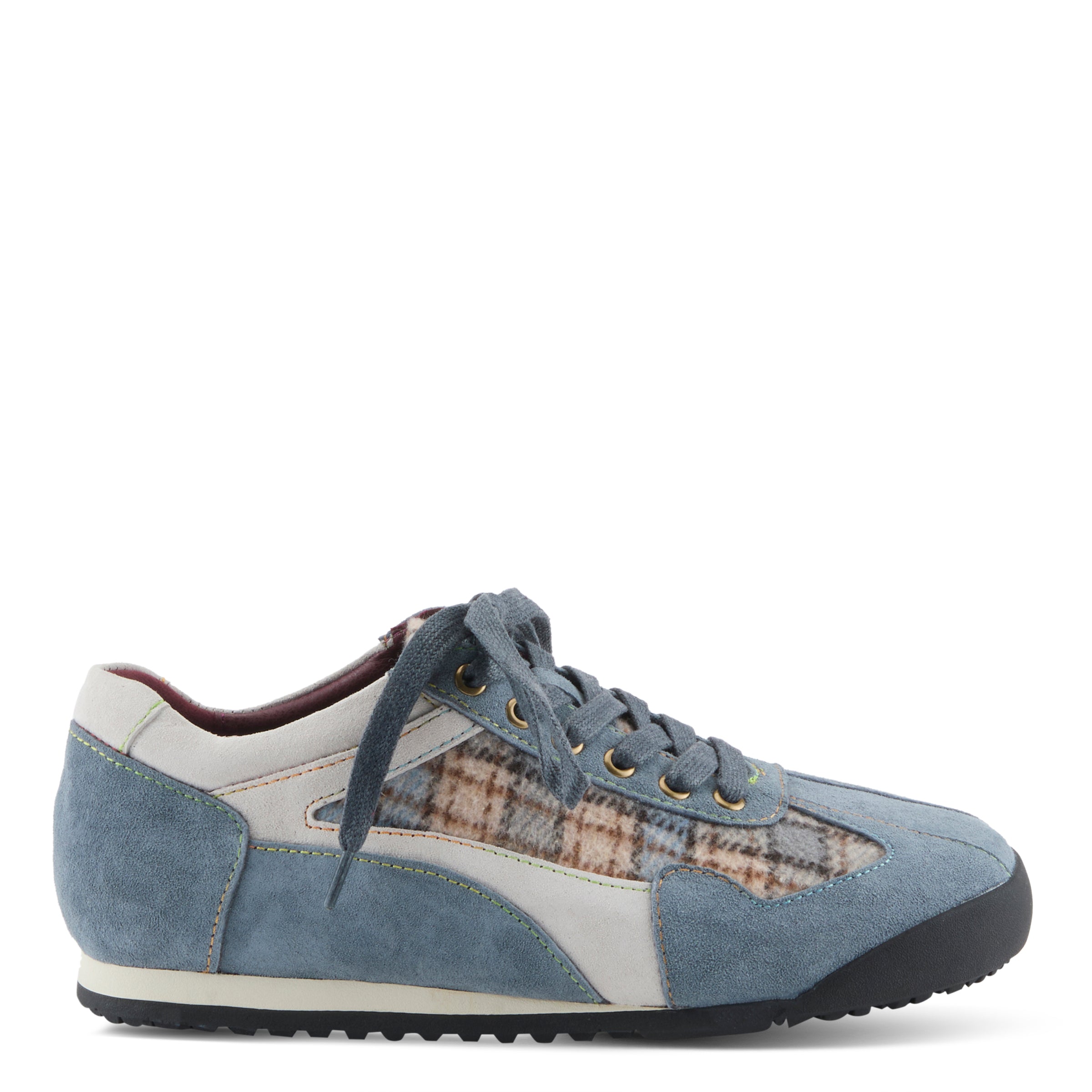 BLUE MULTI SUEDE