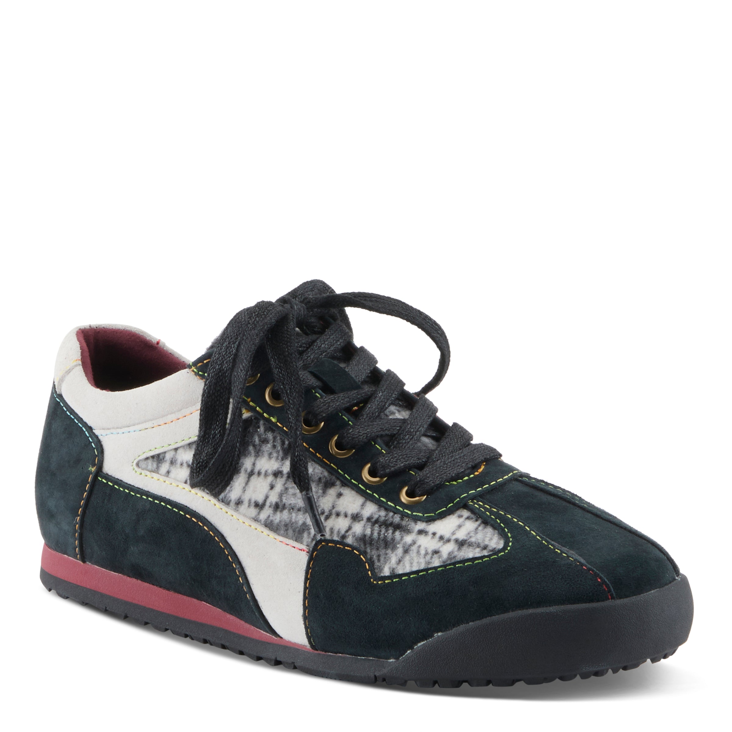 BLACK MULTI SUEDE