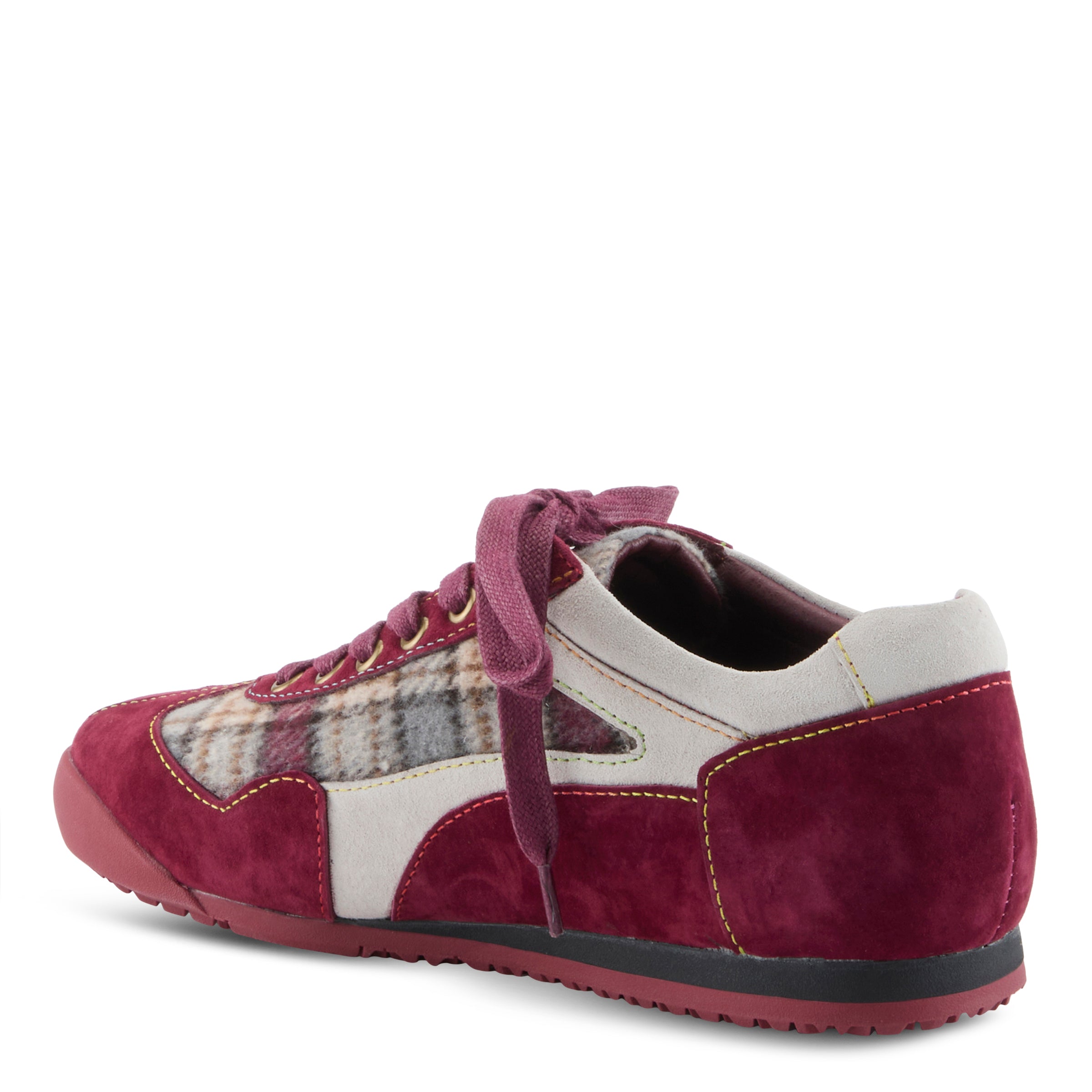 RED MULTI SUEDE