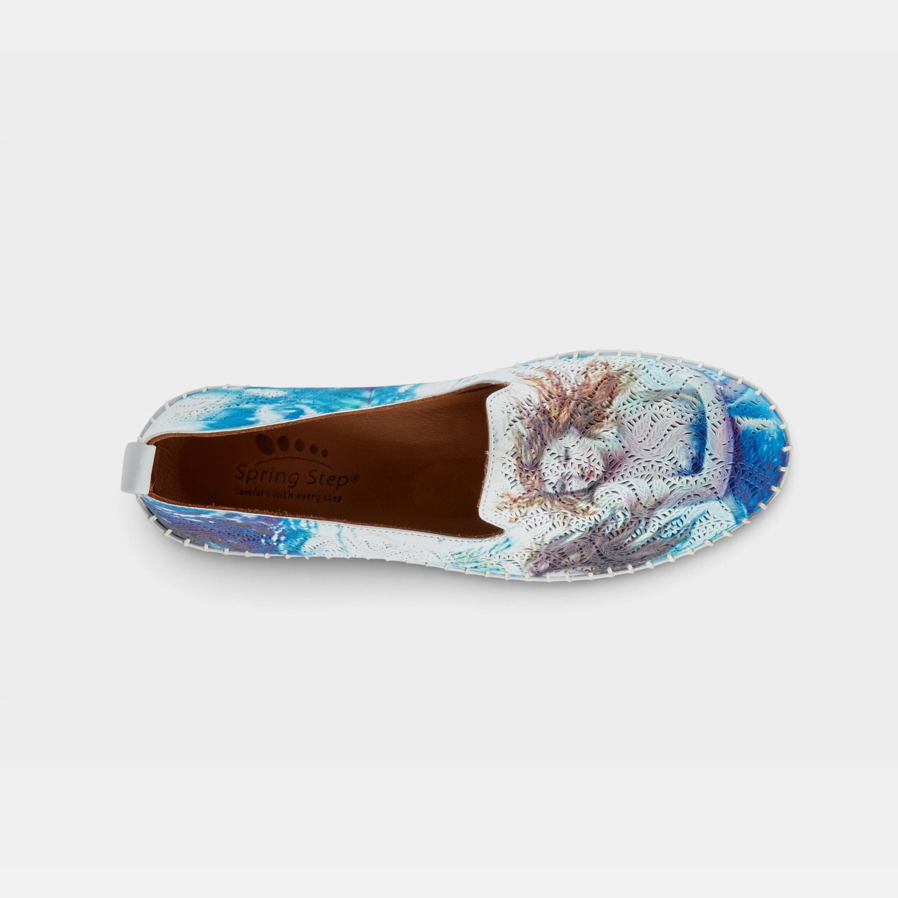Spring Step Carraway Blue Multi Shoe