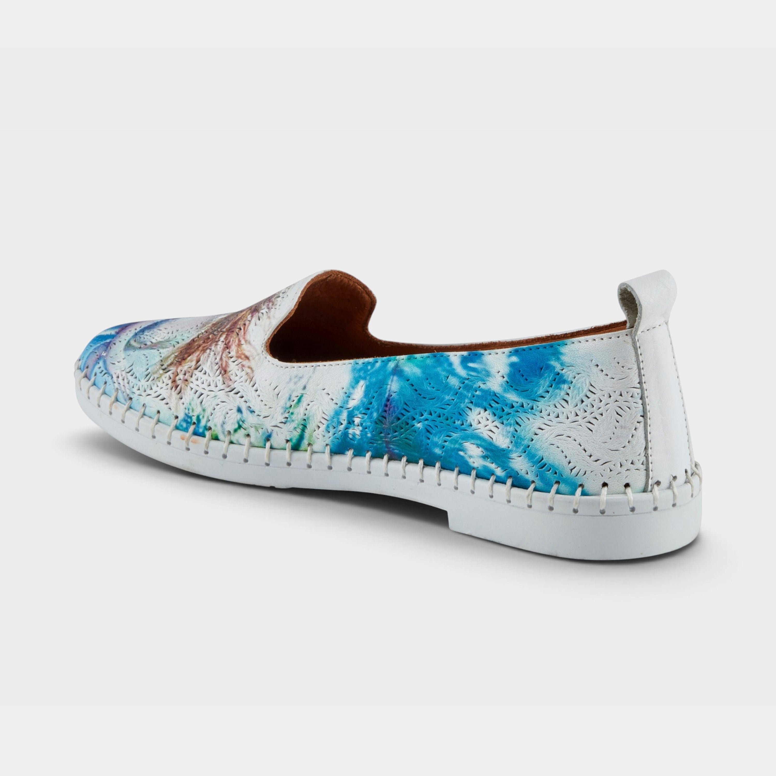 Spring Step Carraway Blue Multi Shoe