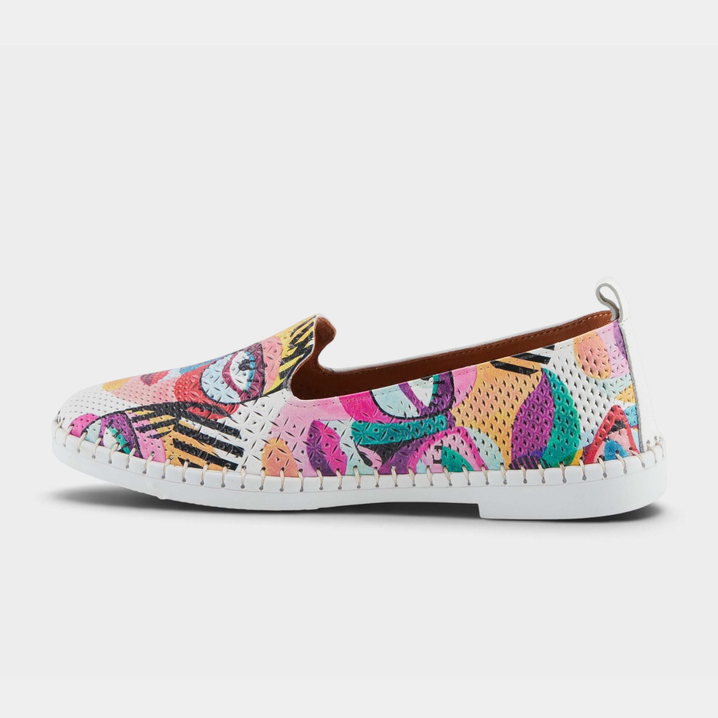 Spring Step Carraway White Multi Shoe