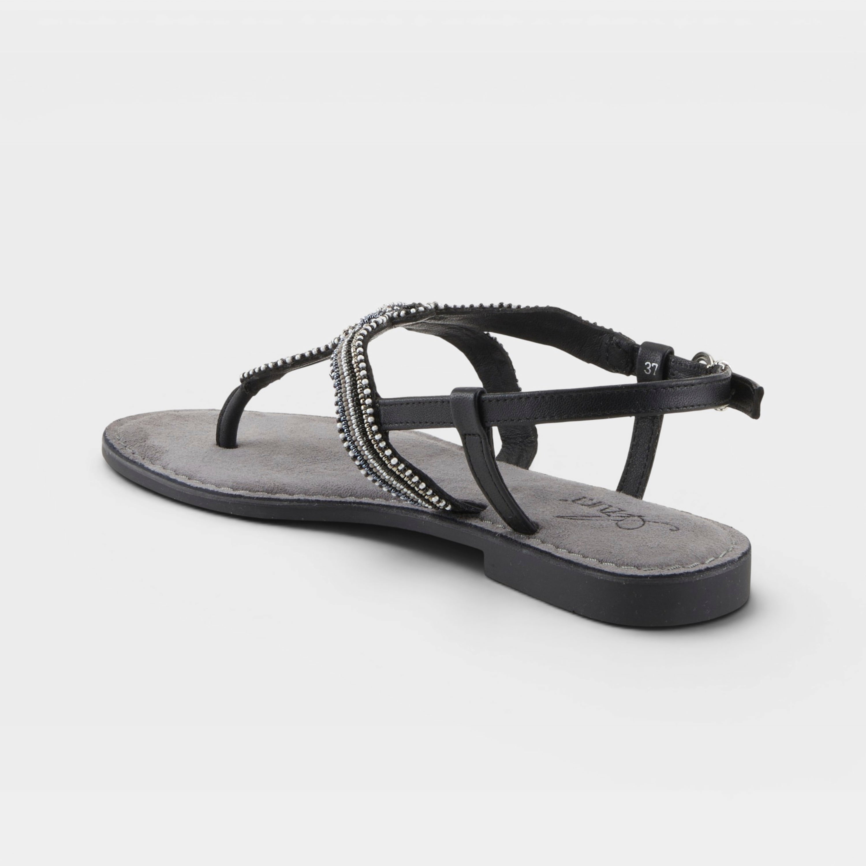 Azura Cartwheel Black Sandal