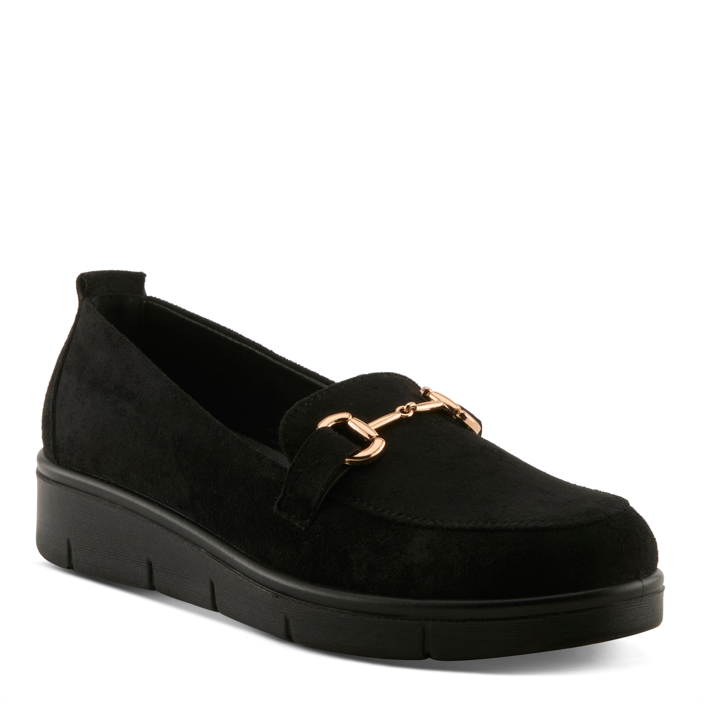 BLACK FAUX SUEDE