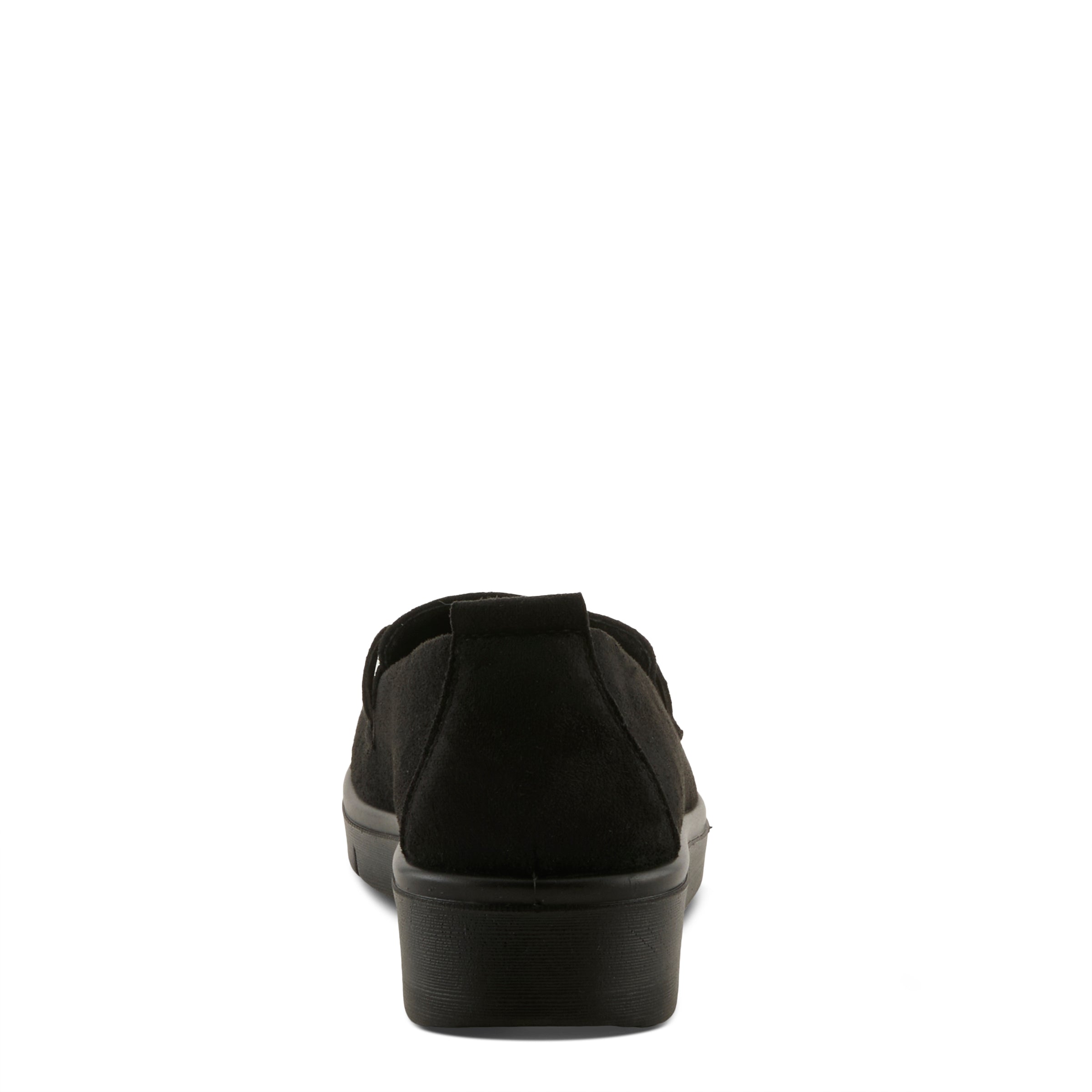 BLACK FAUX SUEDE