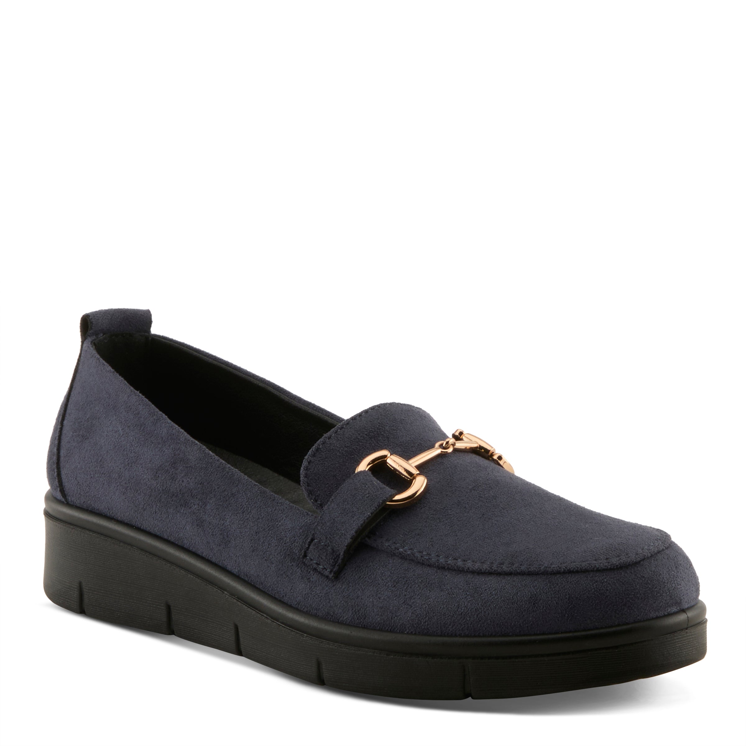 BLUE FAUX SUEDE