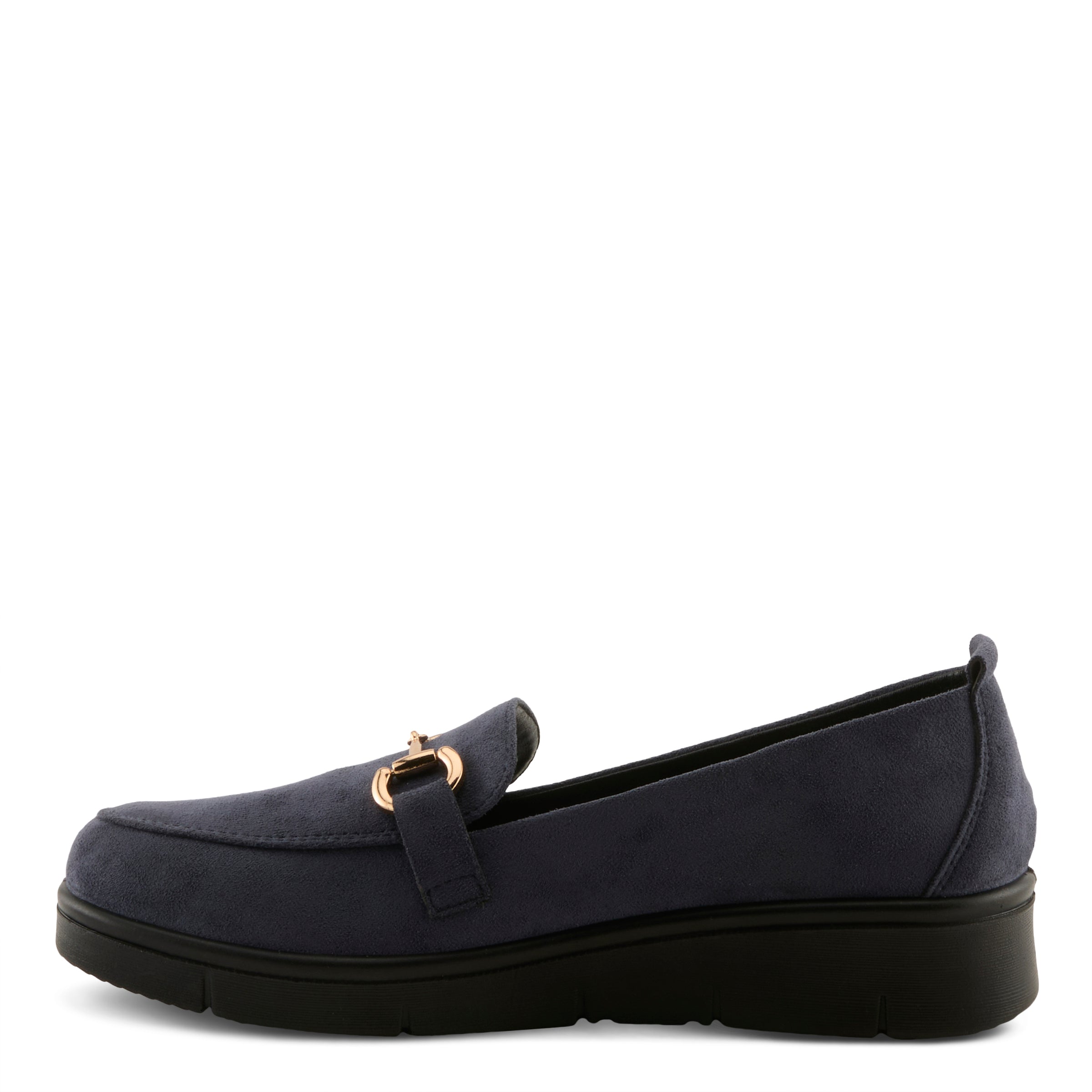 BLUE FAUX SUEDE