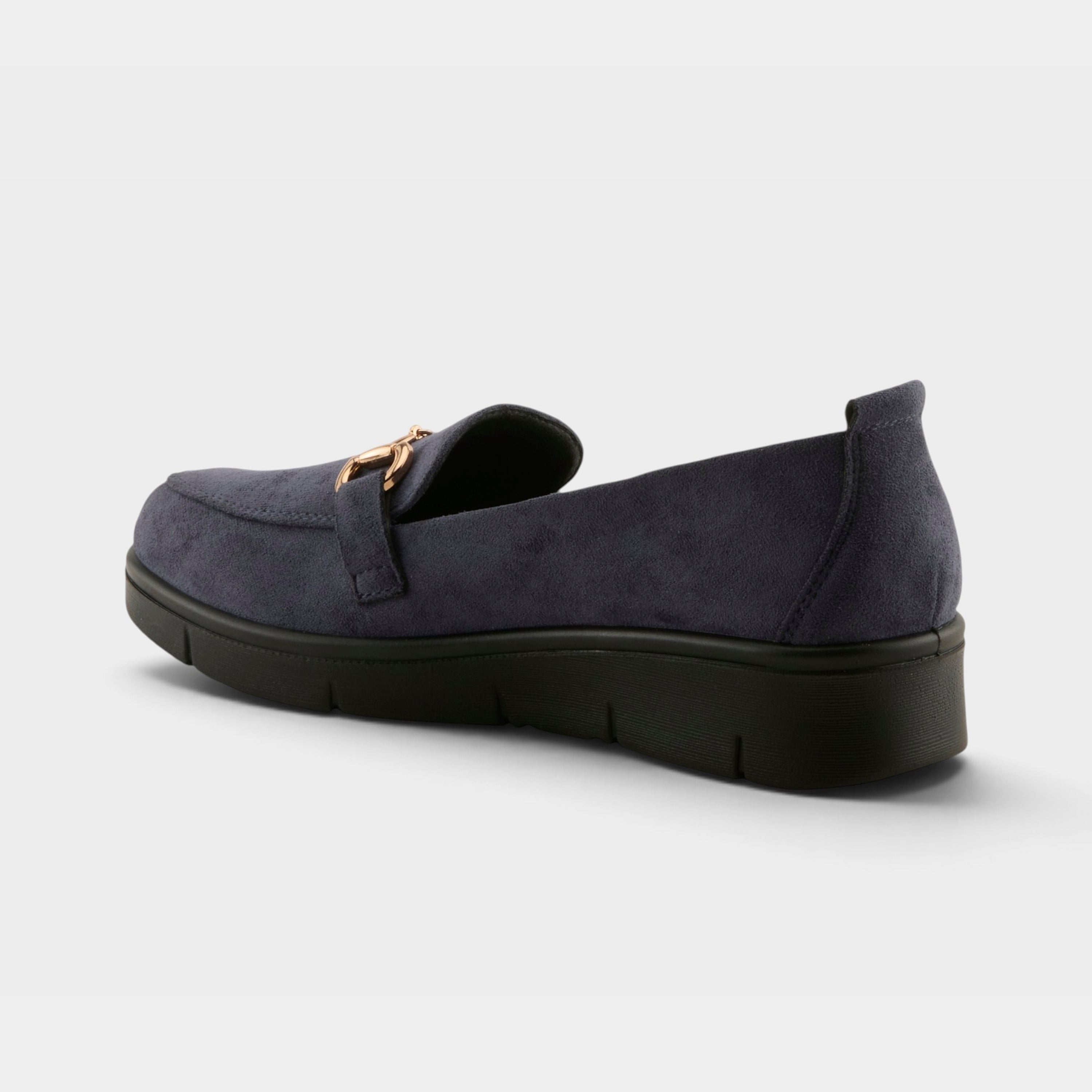Flexus Cashmeran Blue Faux Suede Shoe