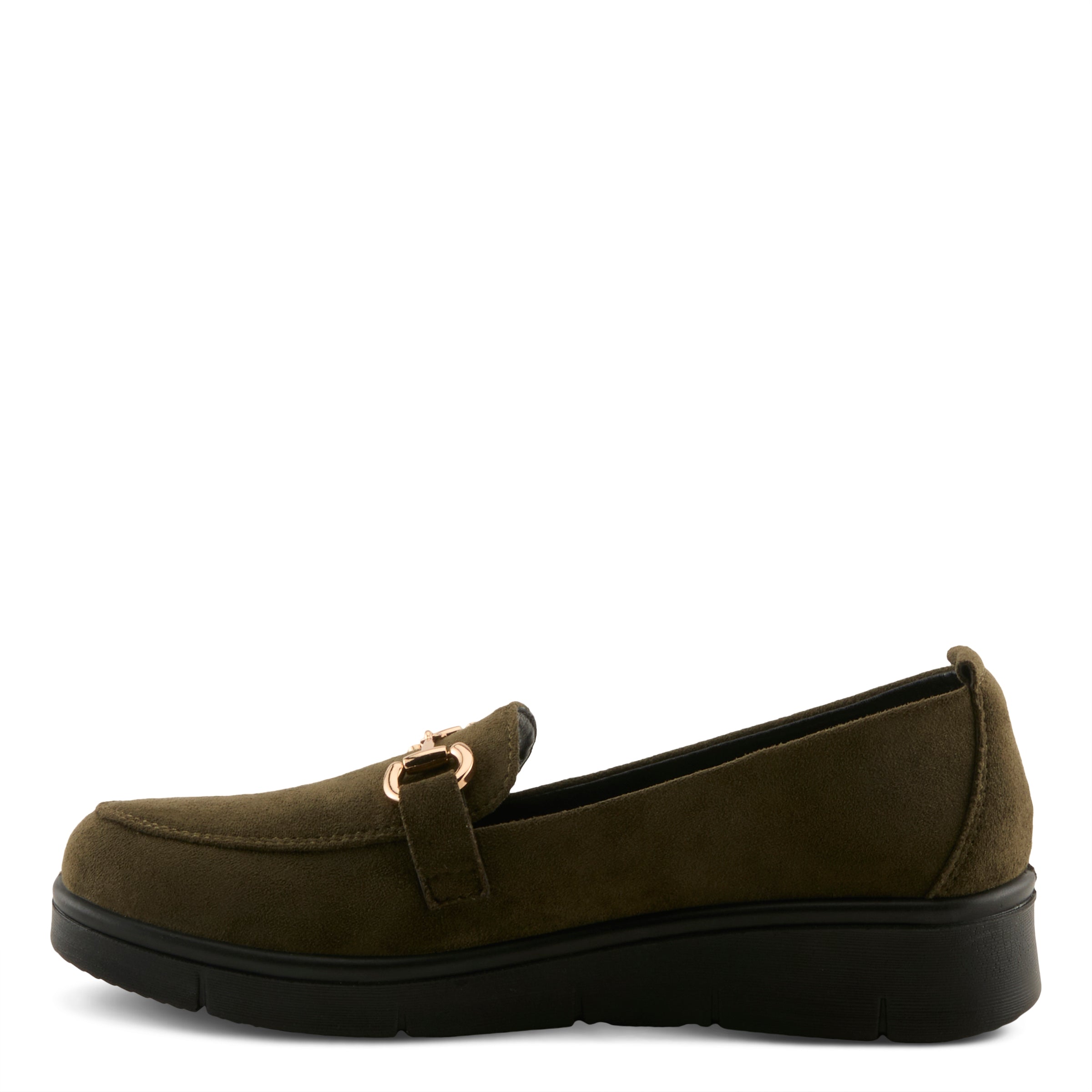 OLIVE FAUX SUEDE