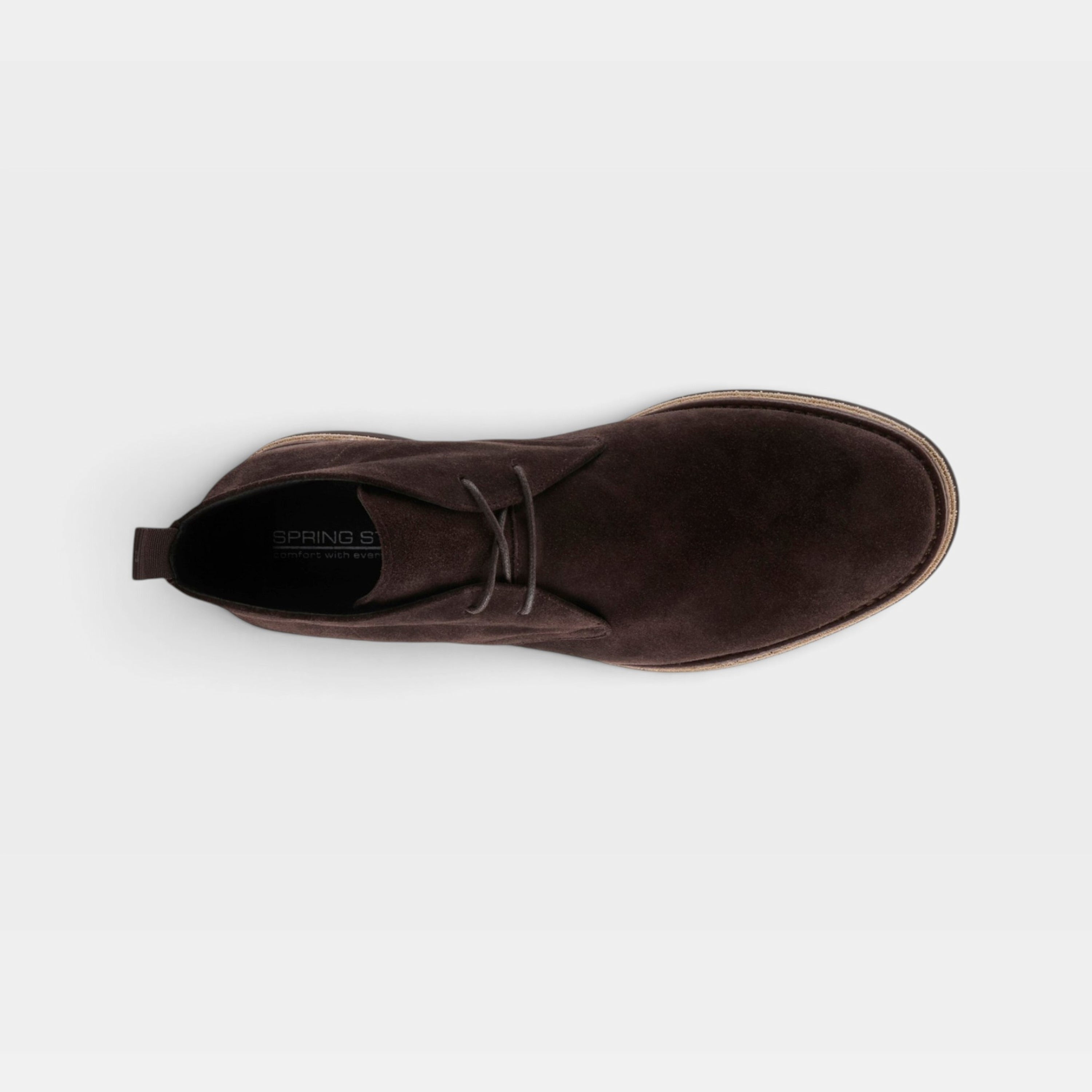 Spring Step Men Cavidan Dark Brown Suede Boot