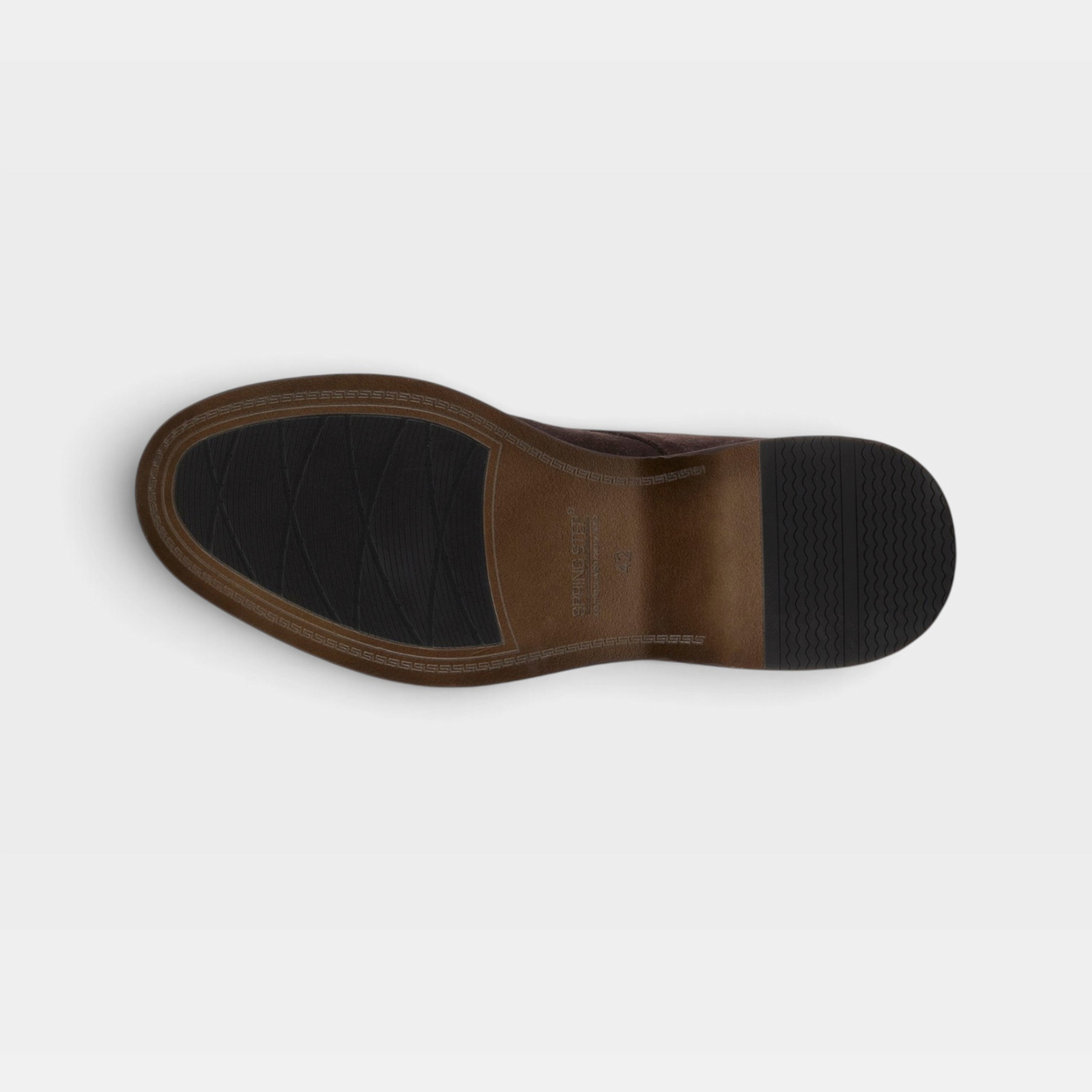 Spring Step Men Cavidan Dark Brown Suede Boot