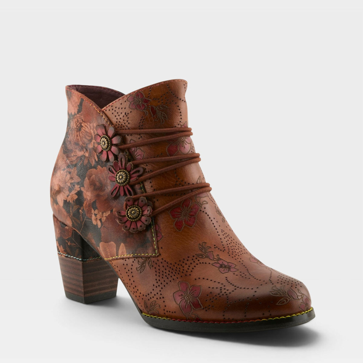 L'Artiste CHAKAKHAN BOOTS in CAMEL MULTI, front view
