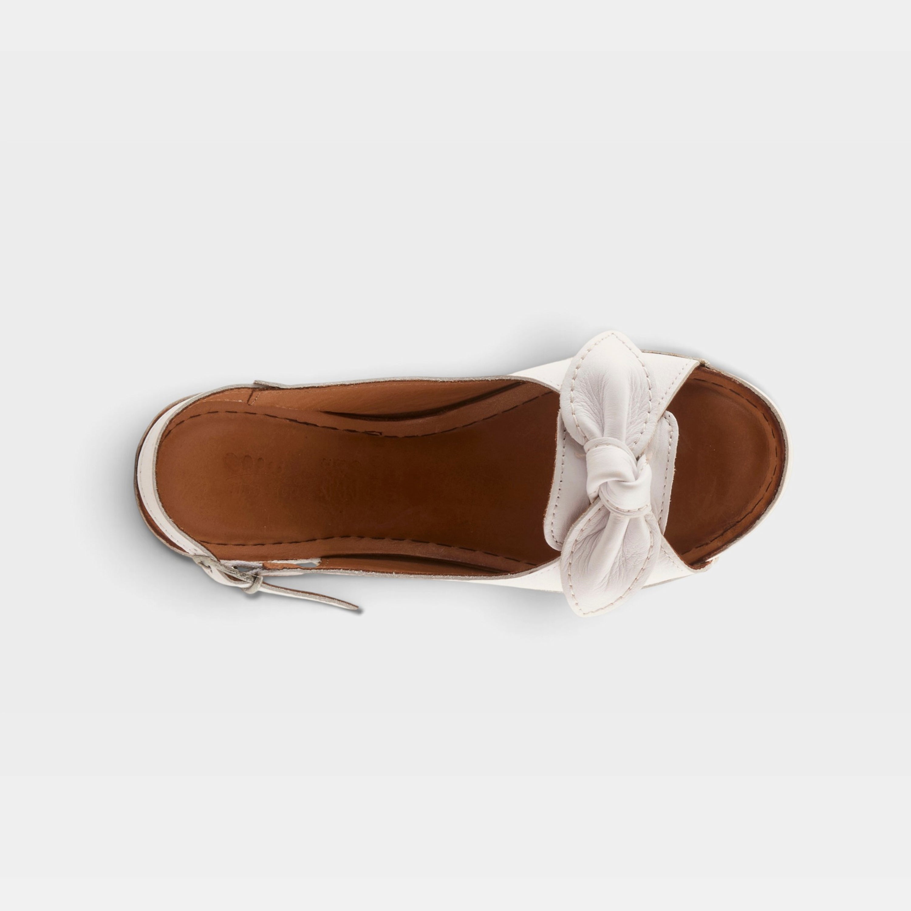 Spring Step Chassidy White Sandal