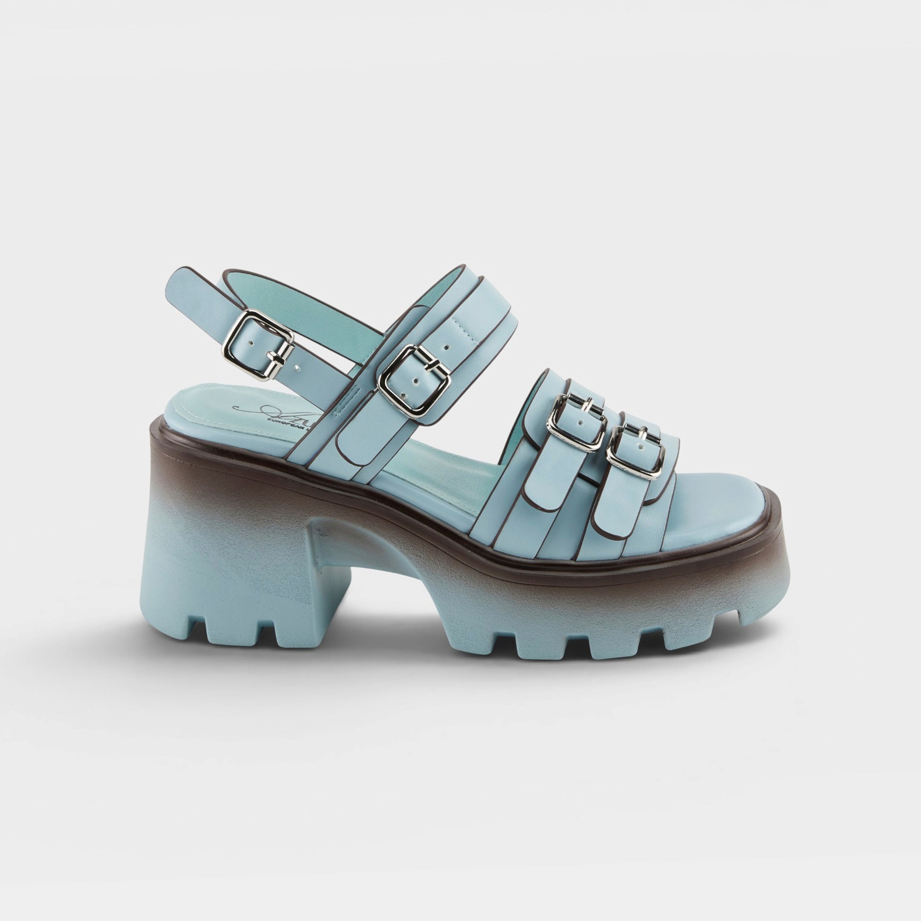 Azura Cheekychic Sky Blue Sandal