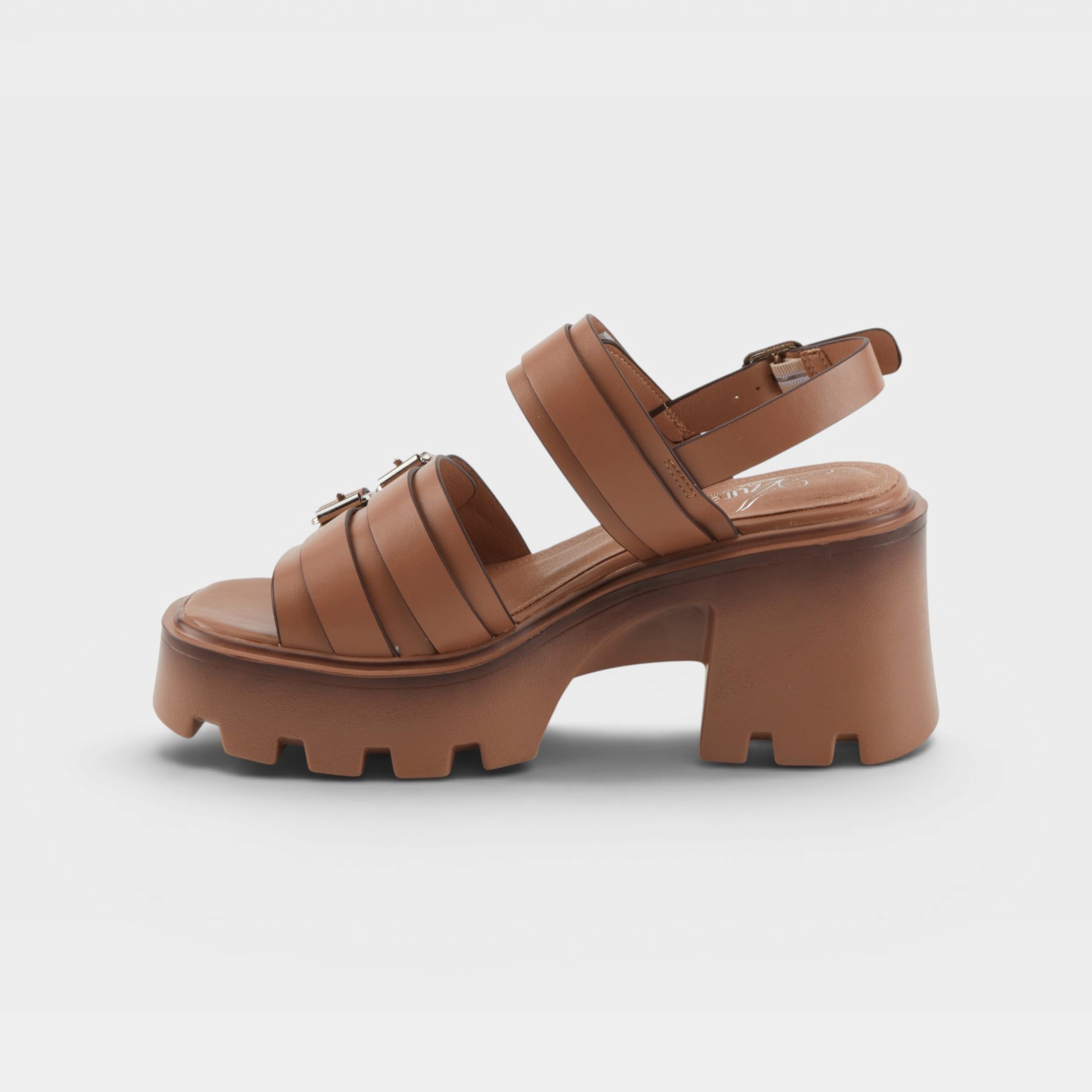 Azura Cheekychic Taupe Sandal