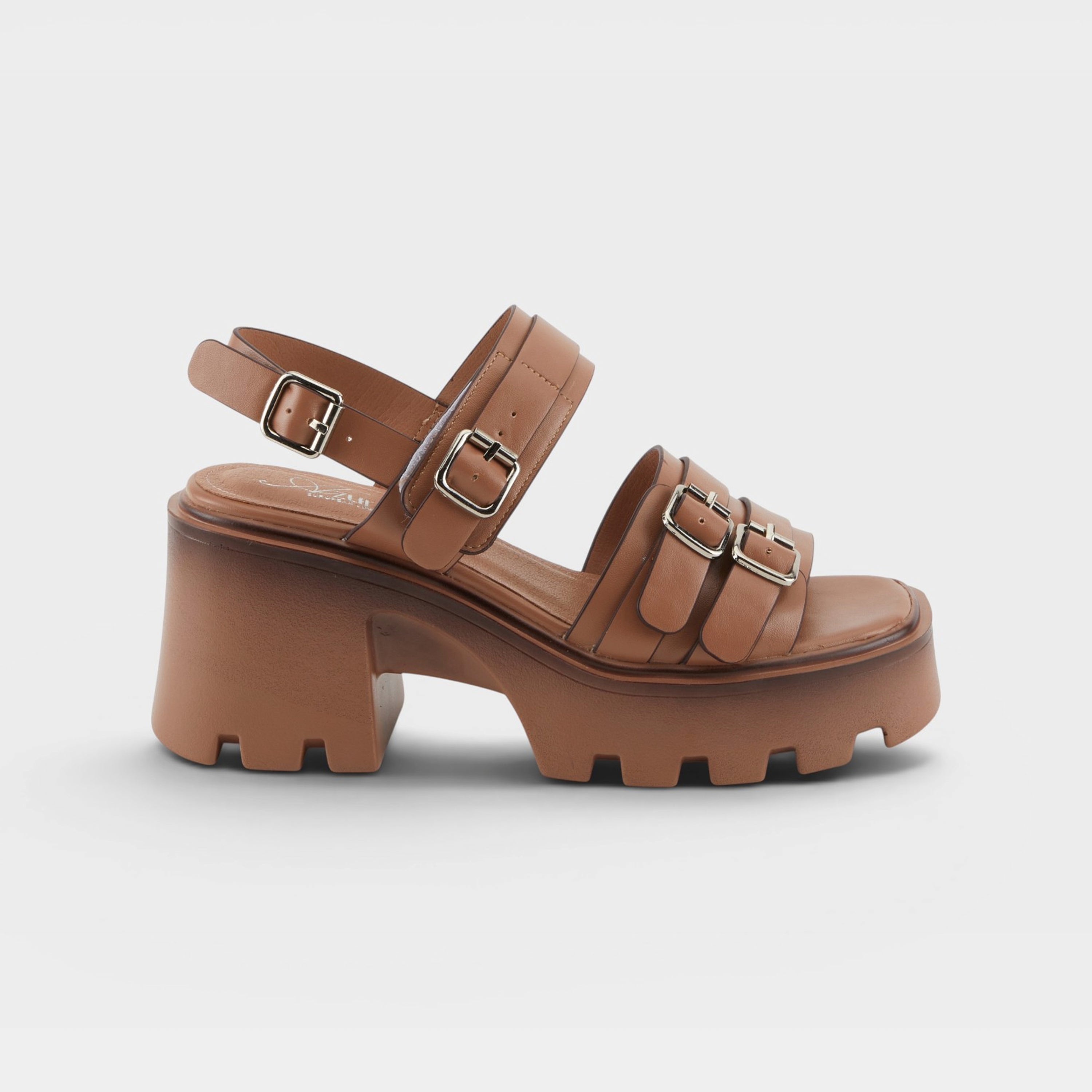 Azura Cheekychic Taupe Sandal