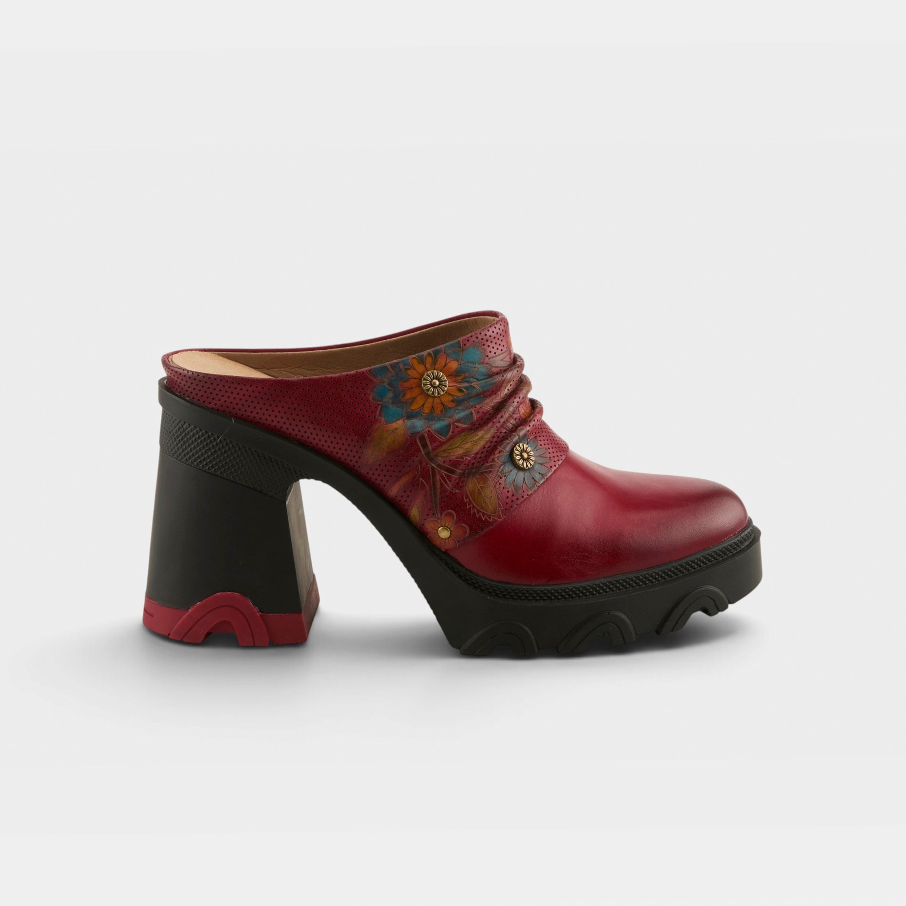 L'Artiste Chemistry shoes in Dark Red Multi, hero view