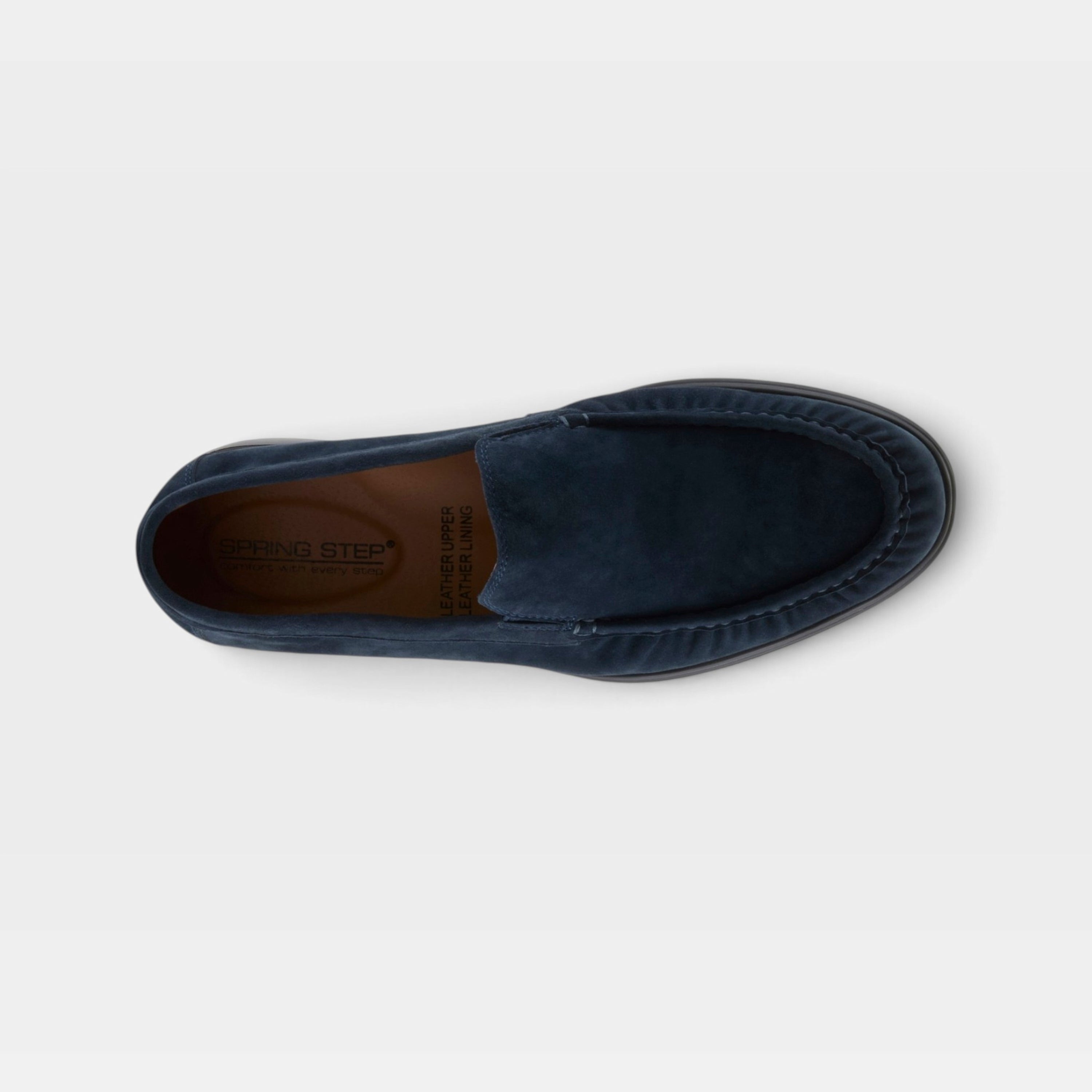 Spring Step Men Clarent Navy Suede Shoe