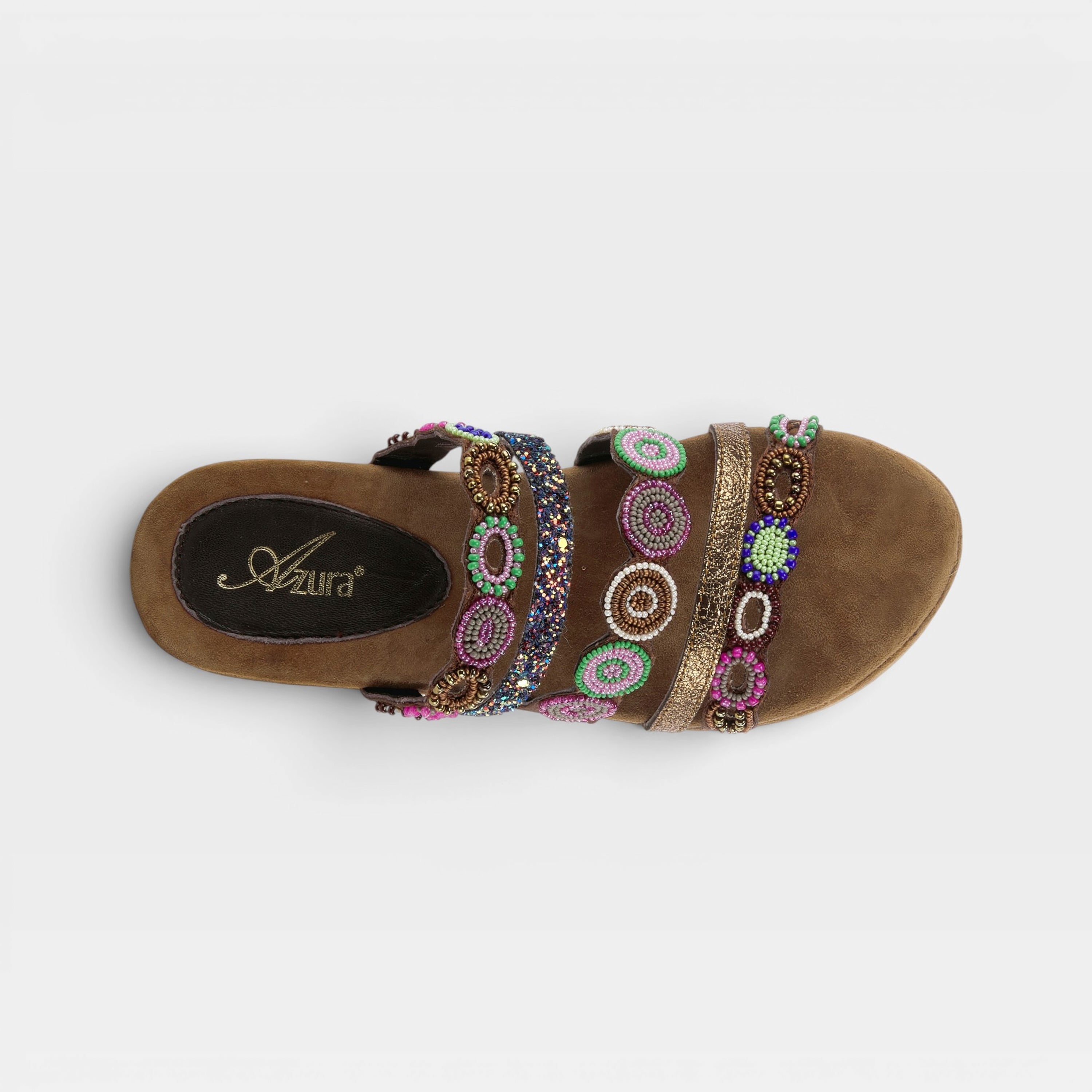 Azura Claretha Bronze Multi Sandal