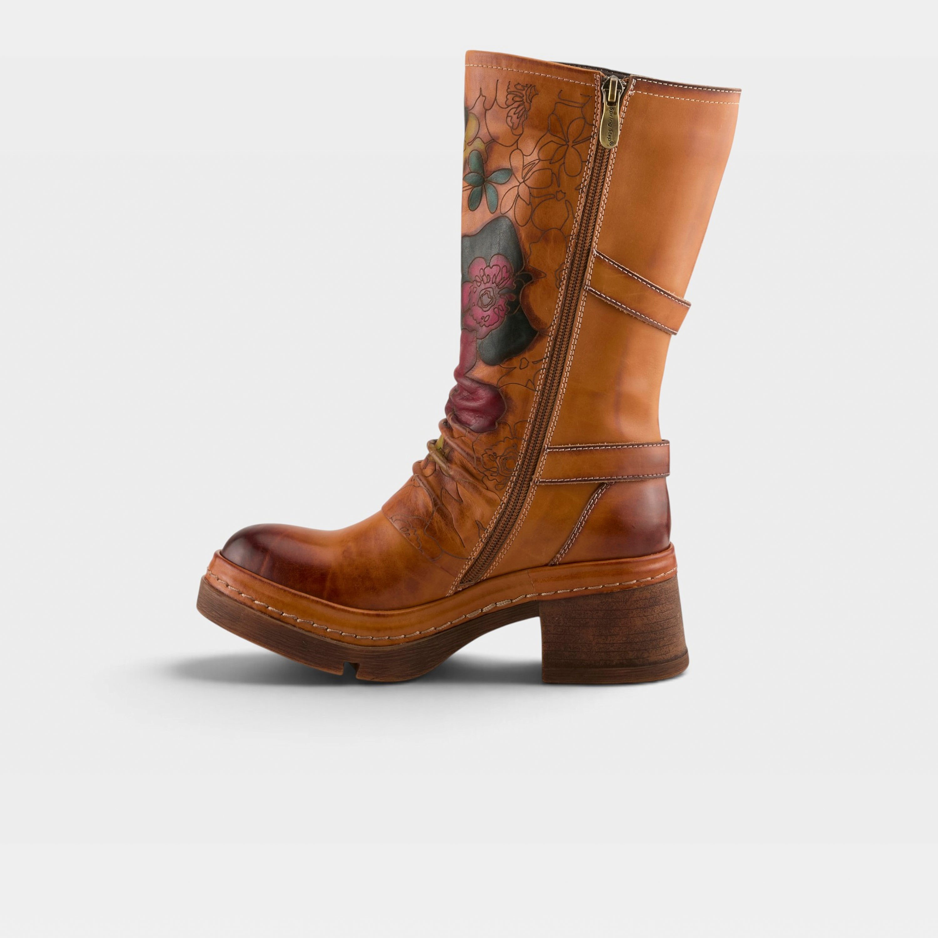 Women's L'Artiste CoolVibes Chunky Heel Boots - Spring Step Shoes