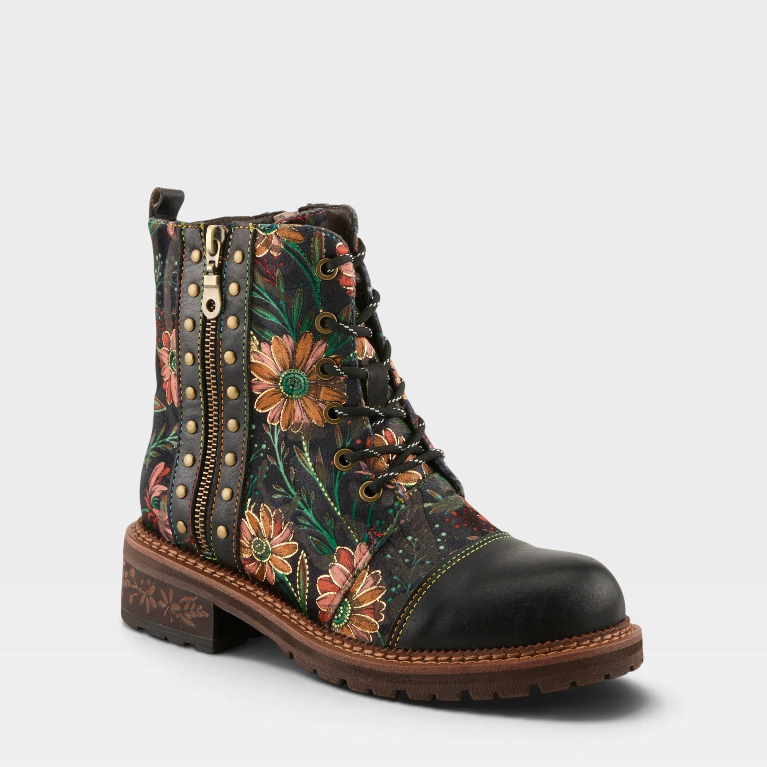 L'Artiste CORDEA BOOTS in BLACK MULTI, front view