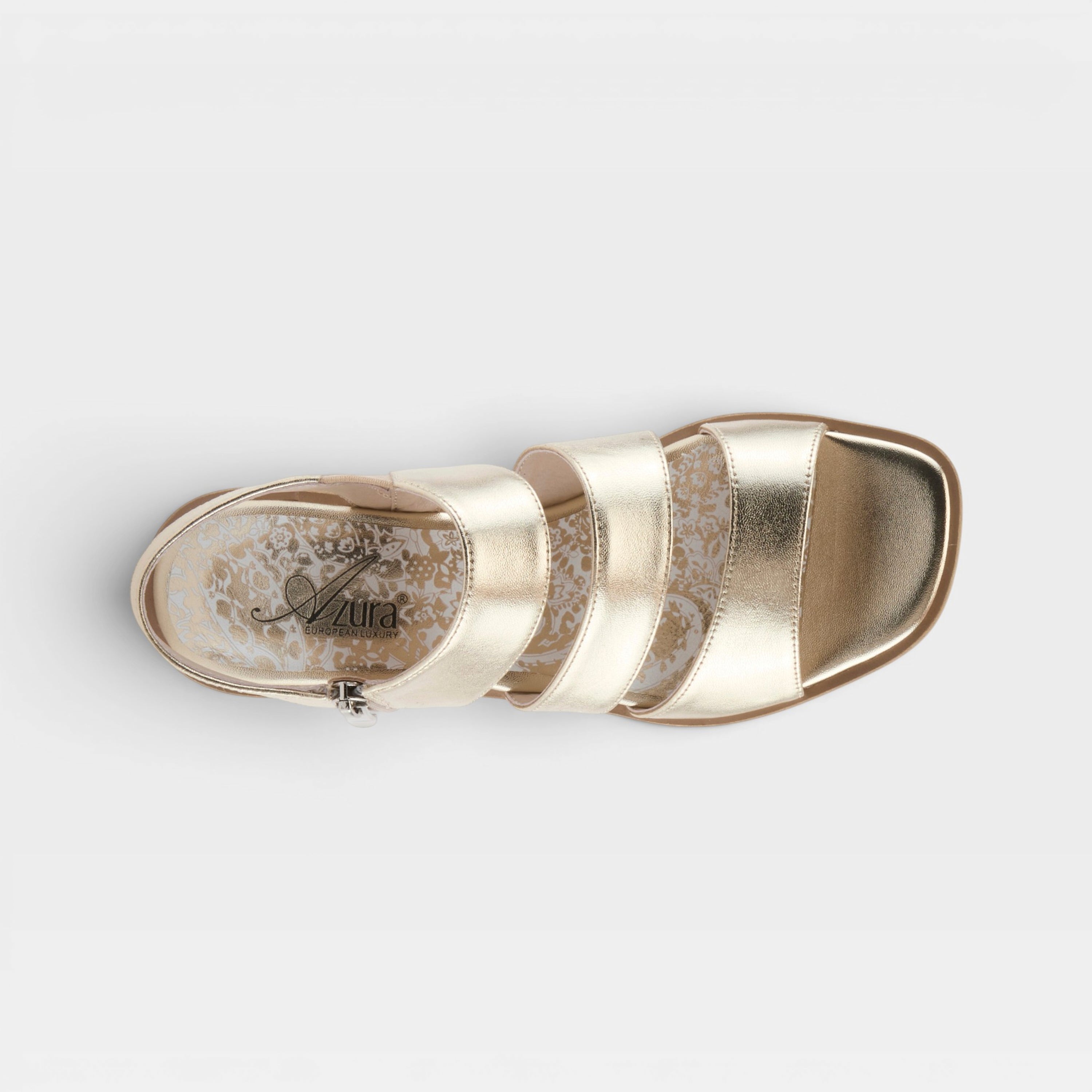 Azura Corrigate Gold Sandal