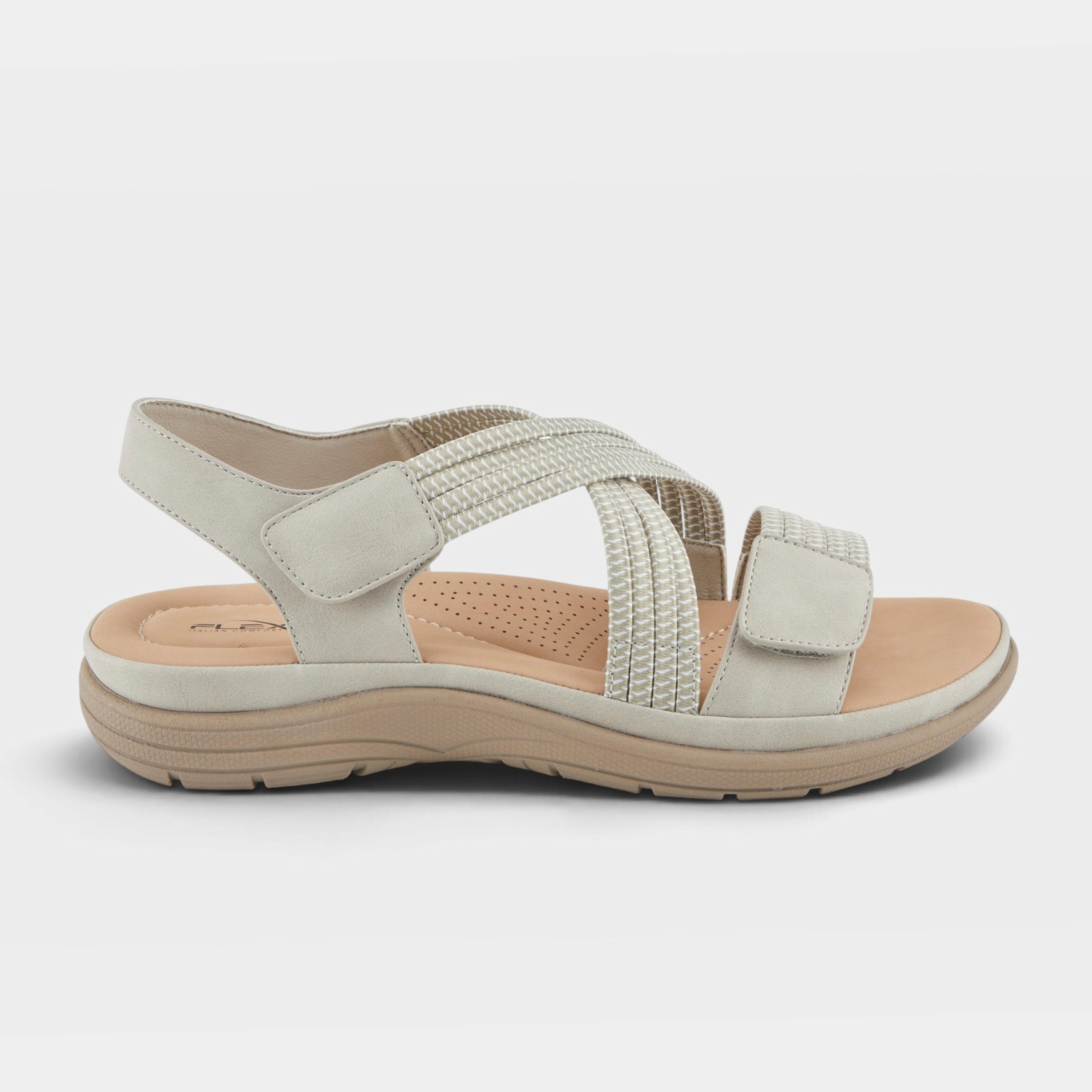 Flexus Crossbeam Light Grey Sandal
