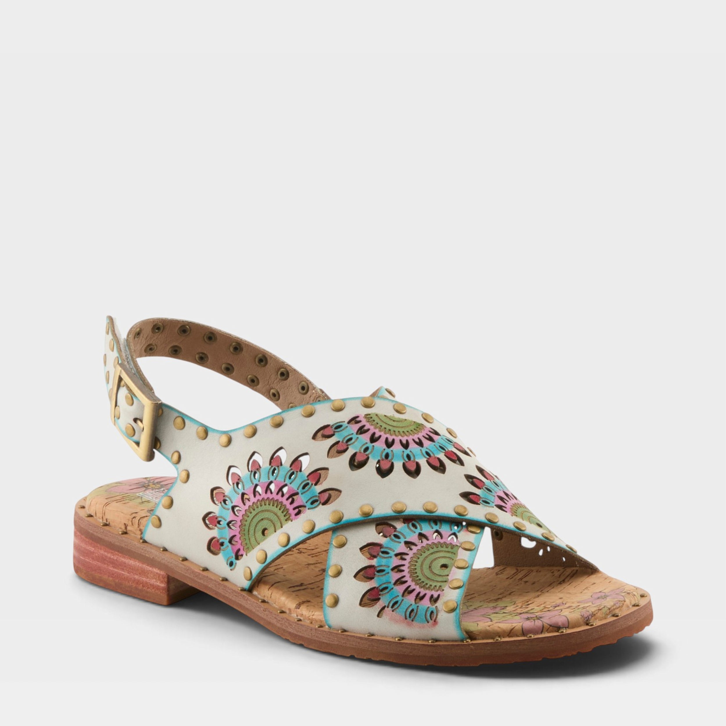 L'Artiste Crossroads Ankle Strap Sandals - Spring Step Shoes