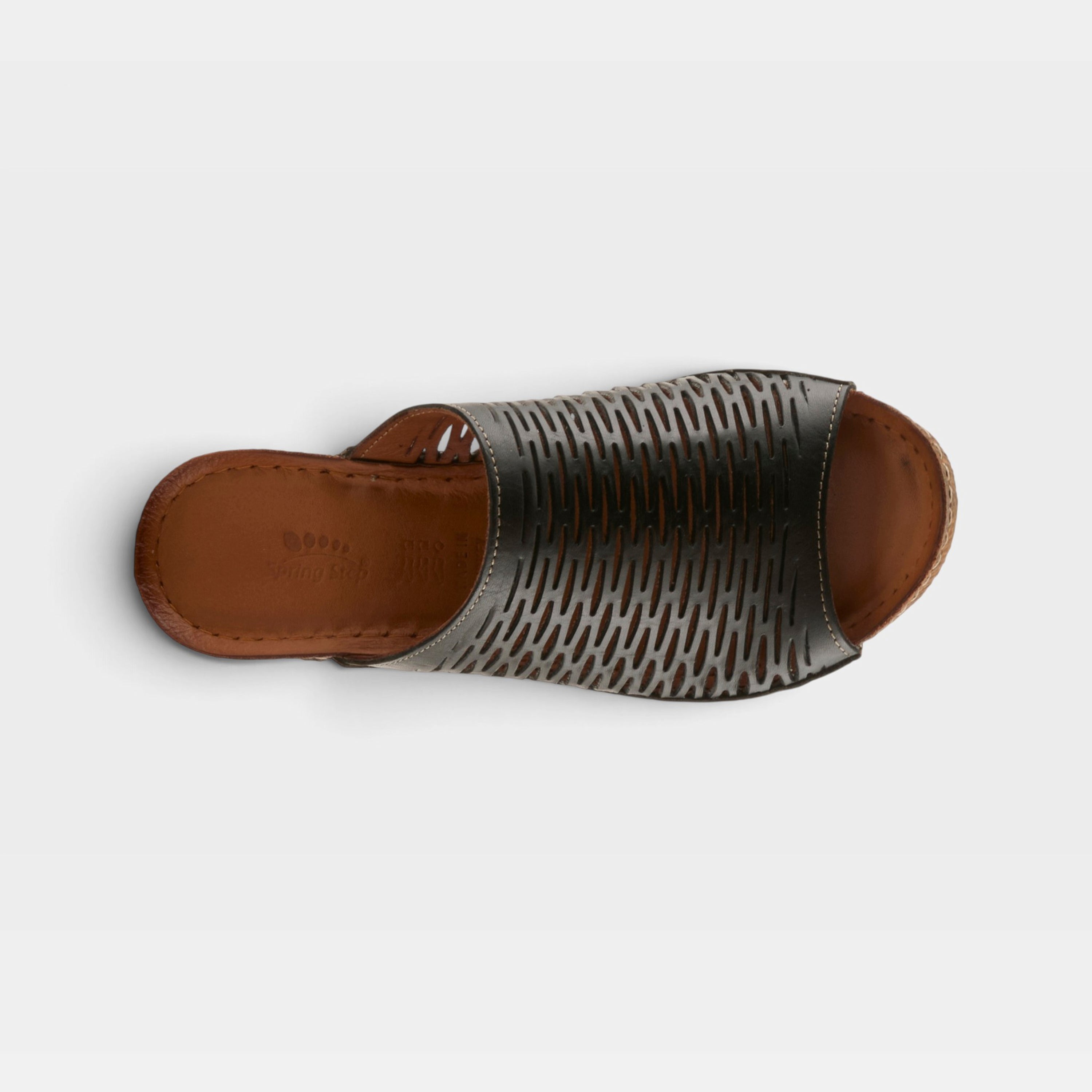 Spring Step Cunacena Black Sandal