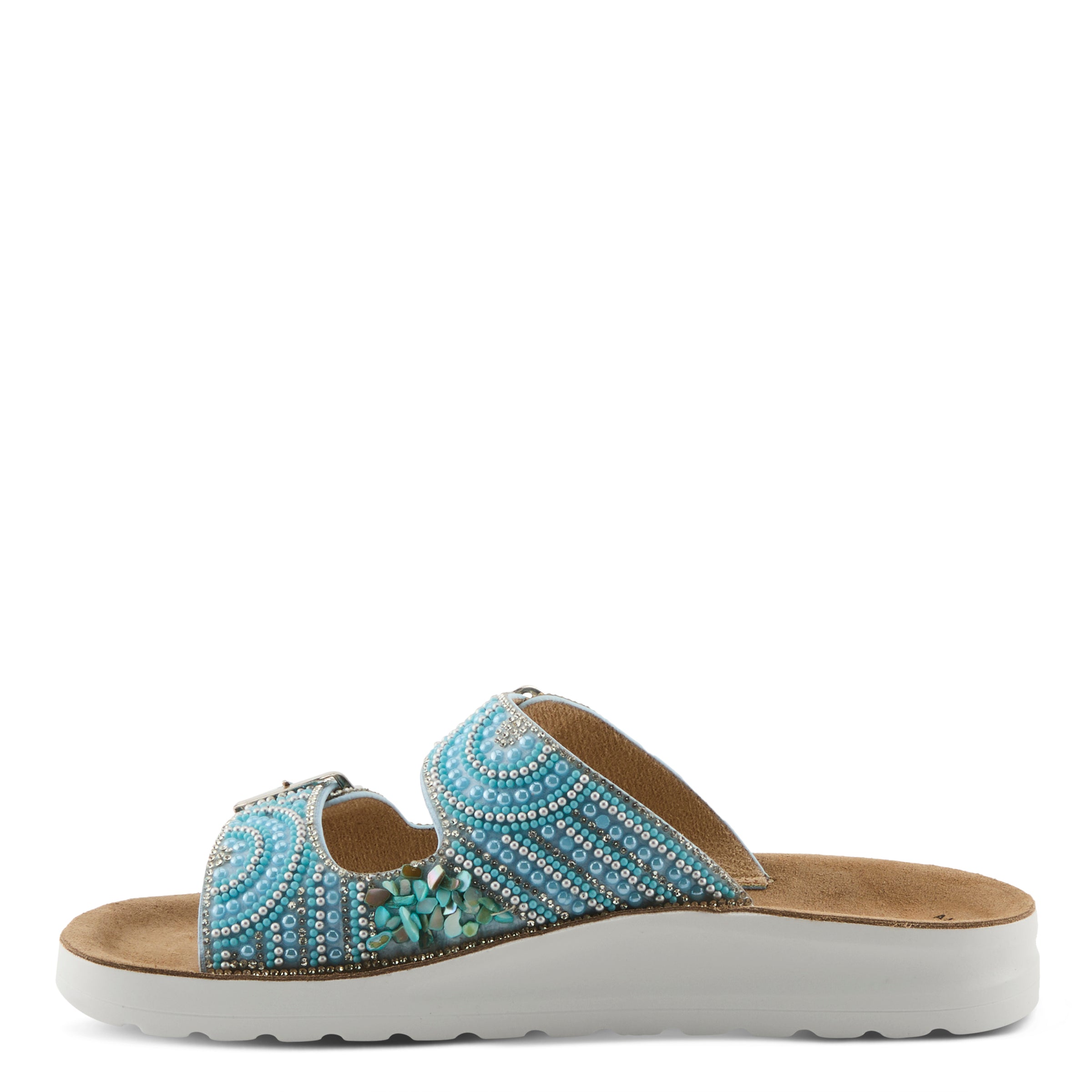 Flexus FLEXUS CYTHERIA SANDALS sandal in blue multi with flexible sole