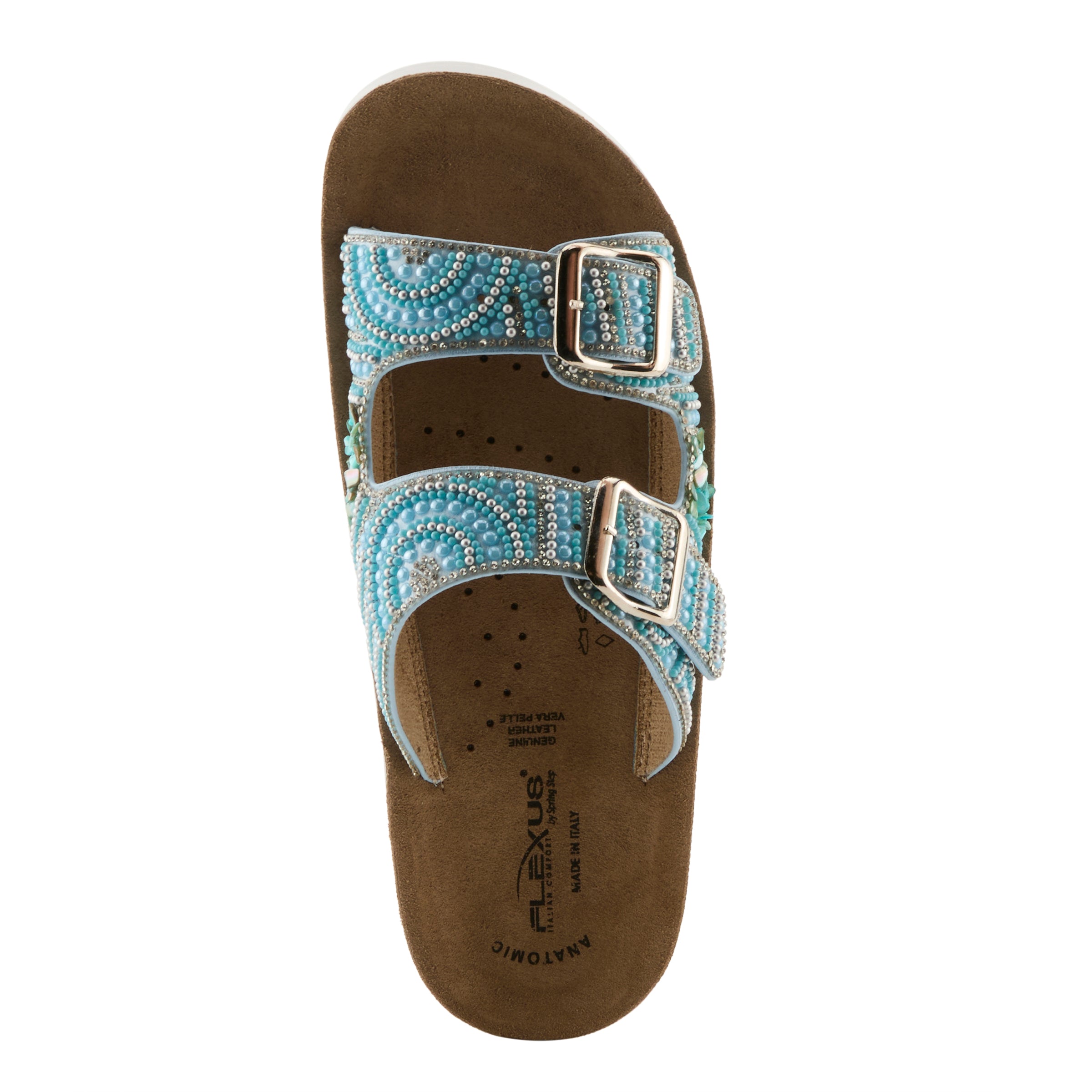 Flexus FLEXUS CYTHERIA SANDALS sandal in blue multi with flexible sole
