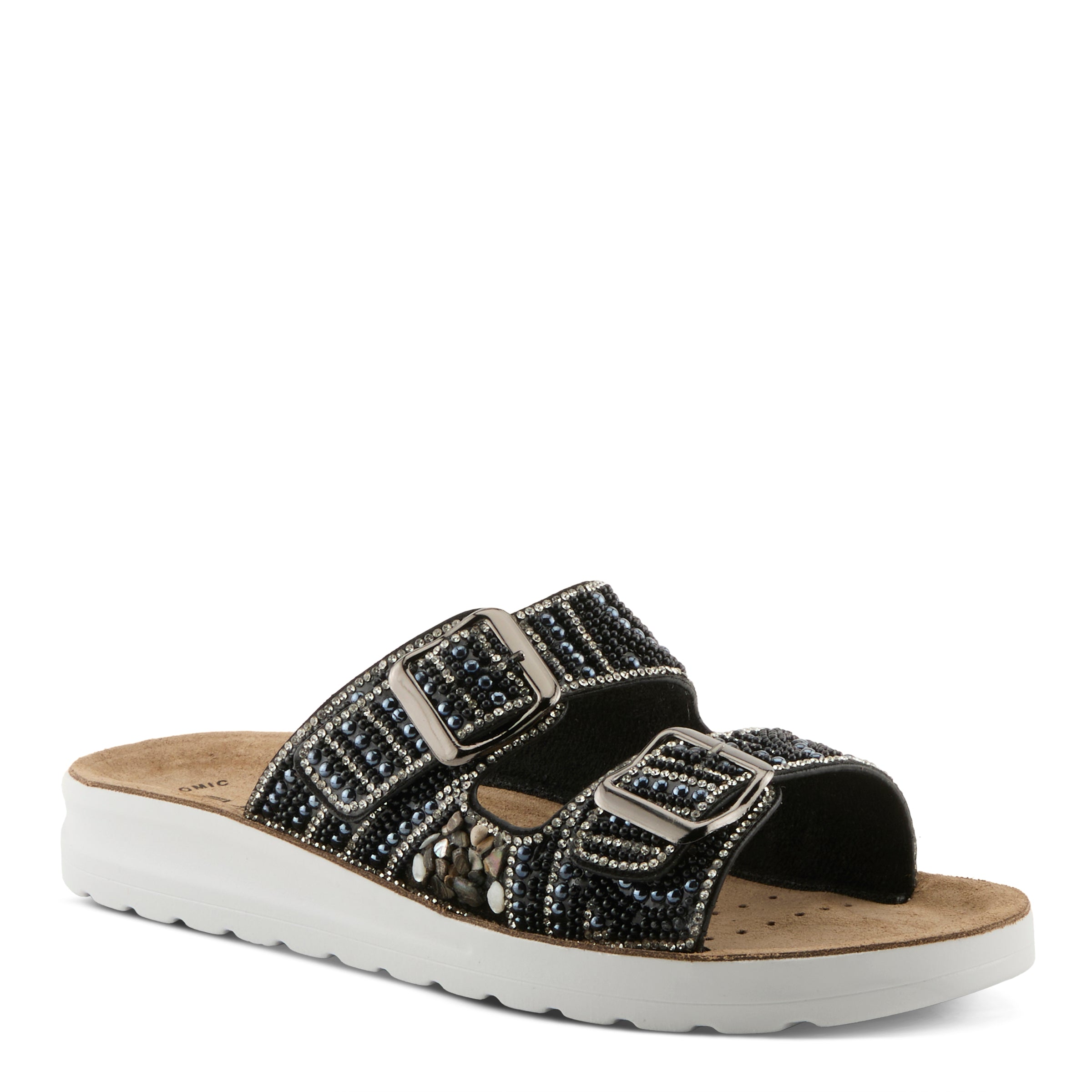 Flexus FLEXUS CYTHERIA SANDALS sandal in black multi with flexible sole