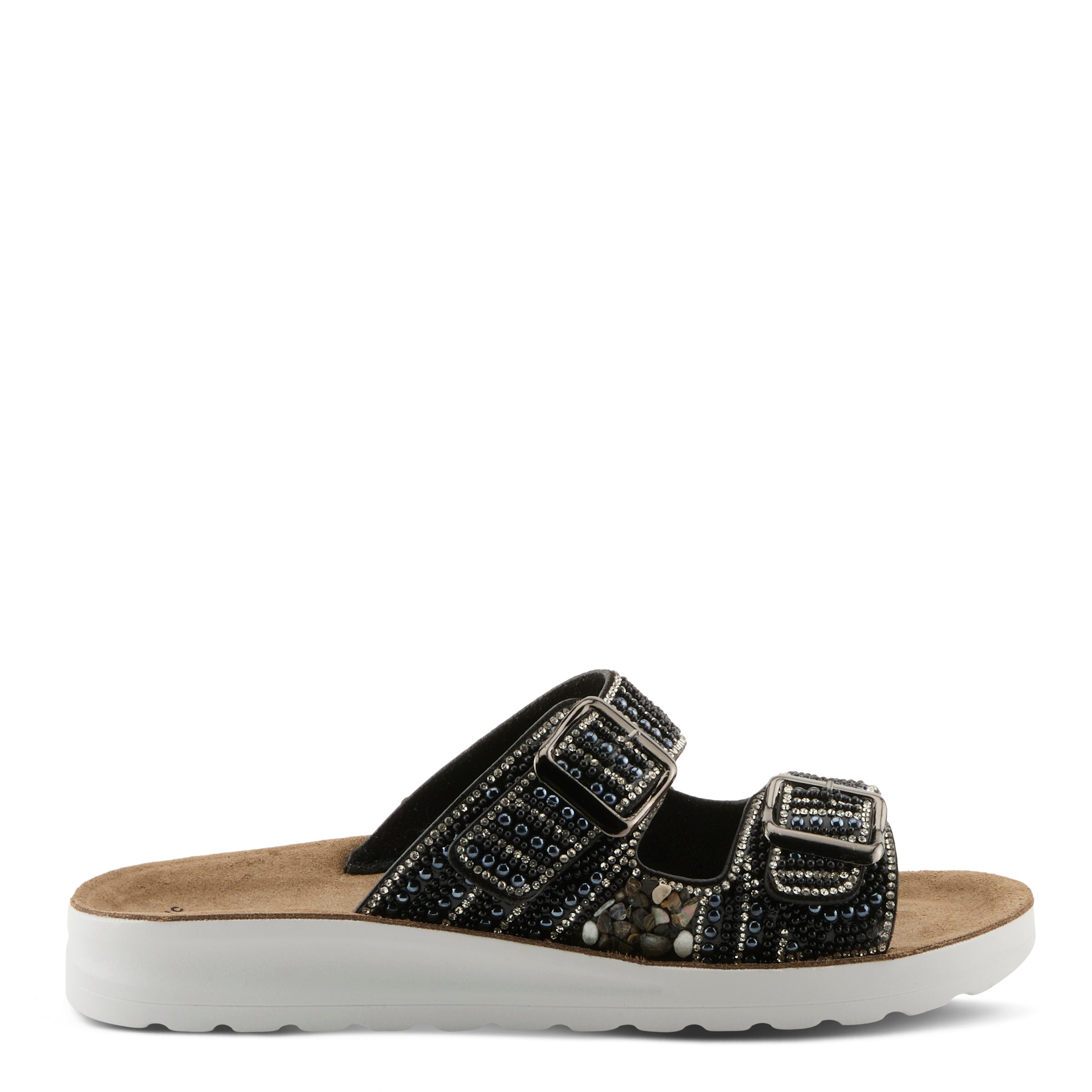 Flexus FLEXUS CYTHERIA SANDALS sandal in black multi with flexible sole