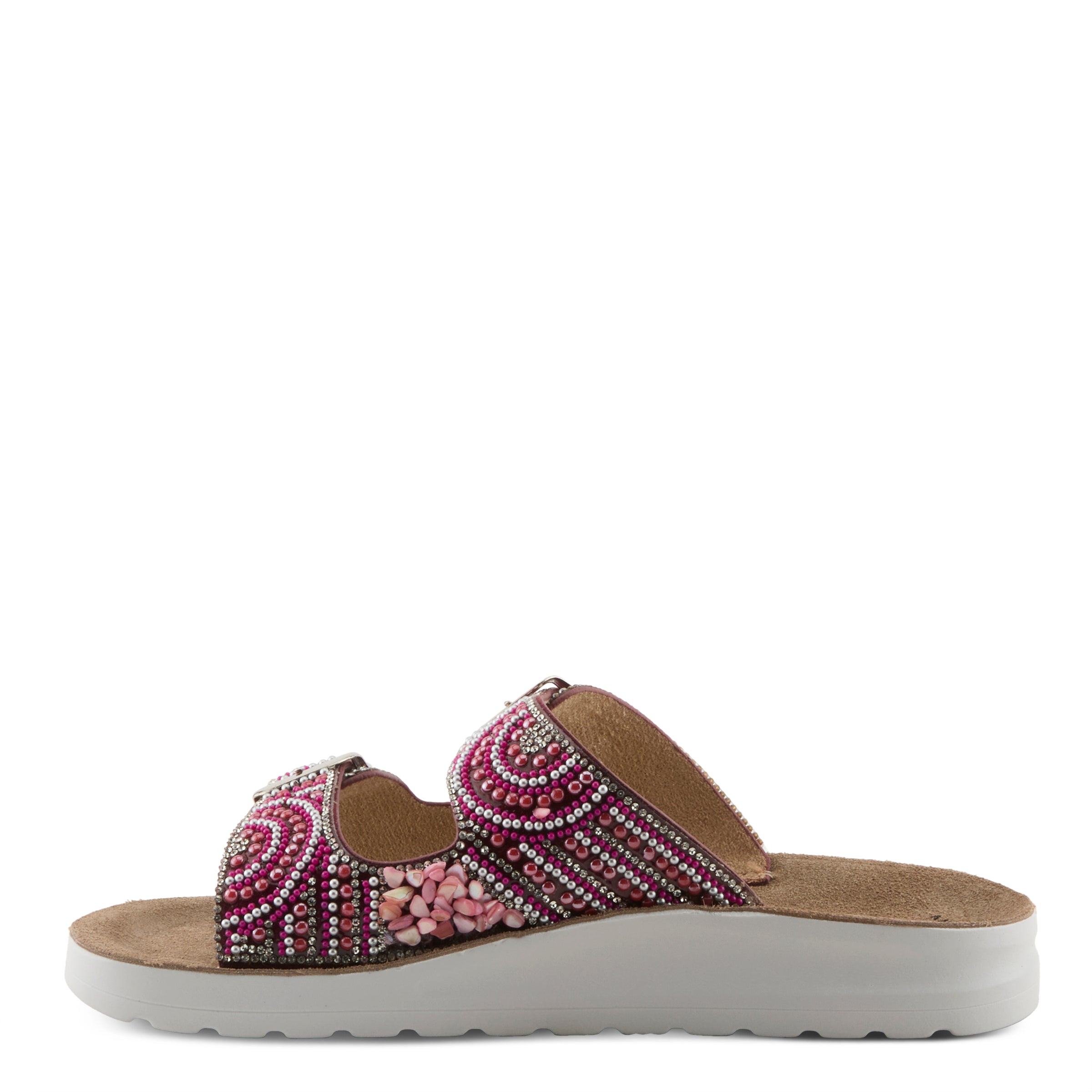 Flexus FLEXUS CYTHERIA SANDALS sandal in fuchsia multi with flexible sole