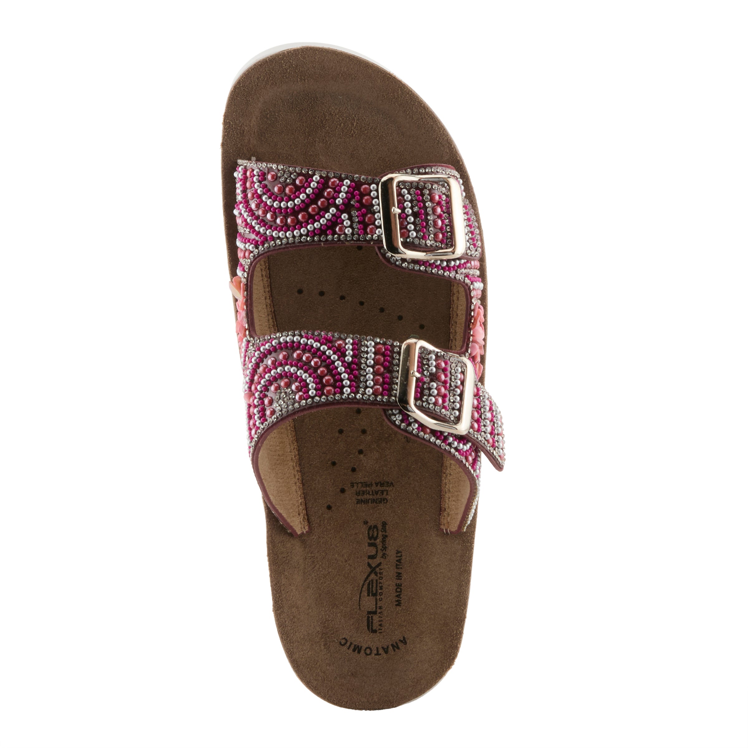 Flexus FLEXUS CYTHERIA SANDALS sandal in fuchsia multi with flexible sole