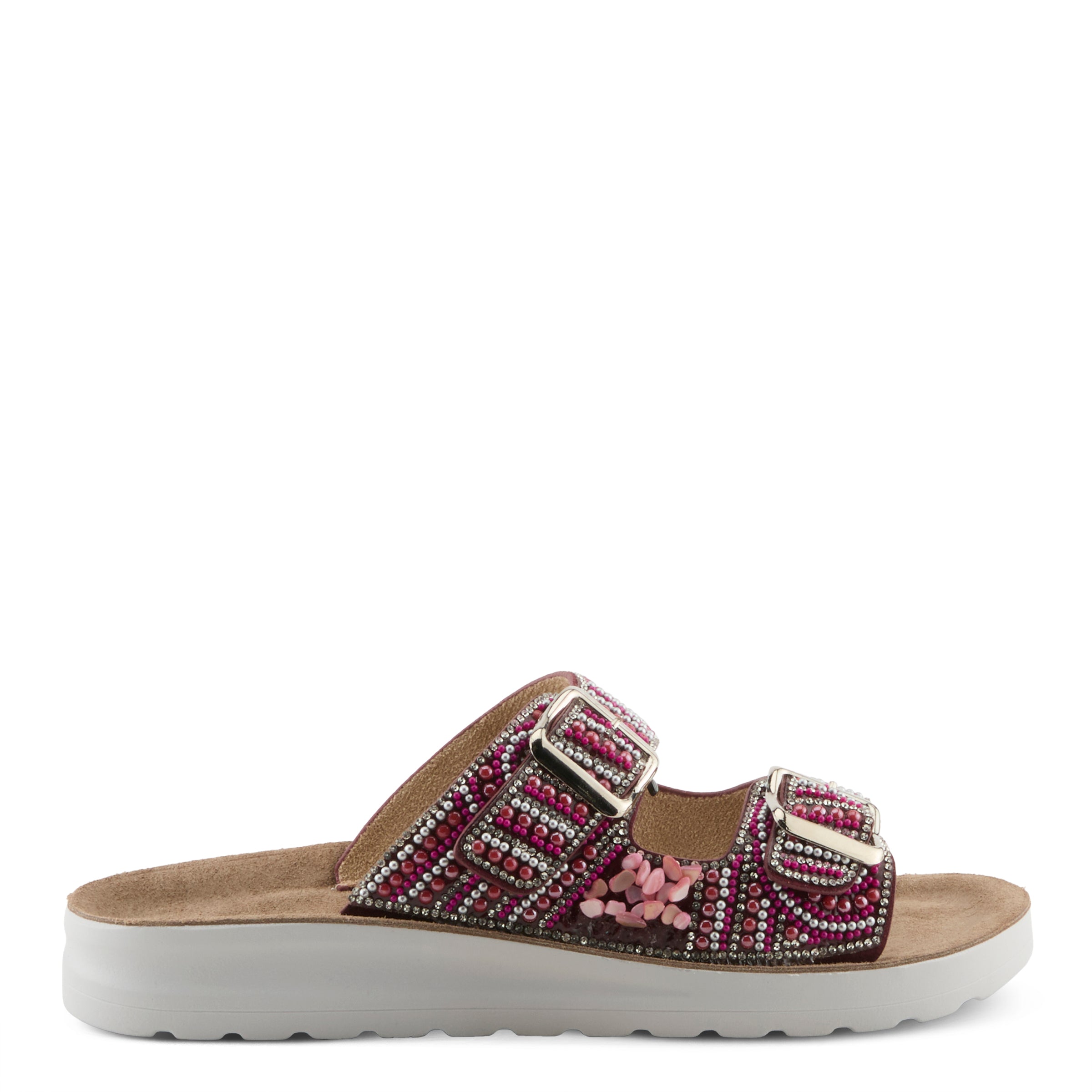 Flexus FLEXUS CYTHERIA SANDALS sandal in fuchsia multi with flexible sole
