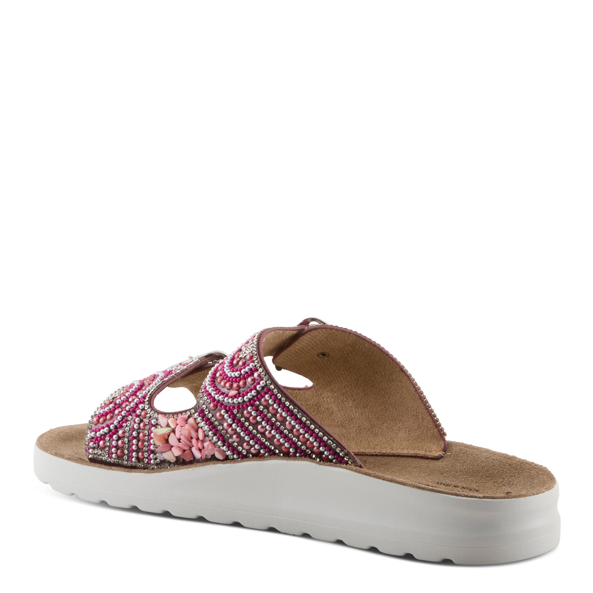 Flexus FLEXUS CYTHERIA SANDALS sandal in fuchsia multi with flexible sole