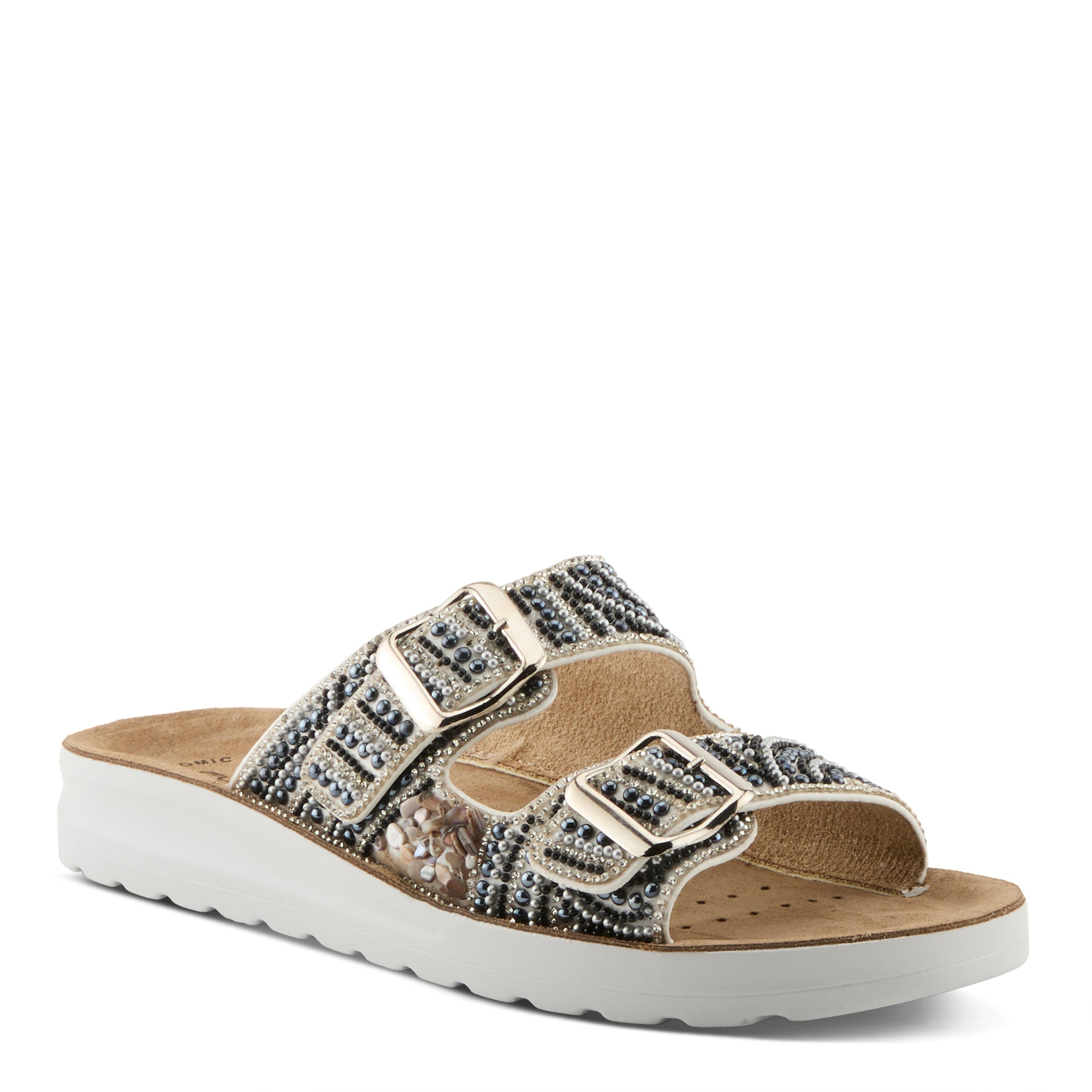 Flexus FLEXUS CYTHERIA SANDALS sandal in white multi with flexible sole