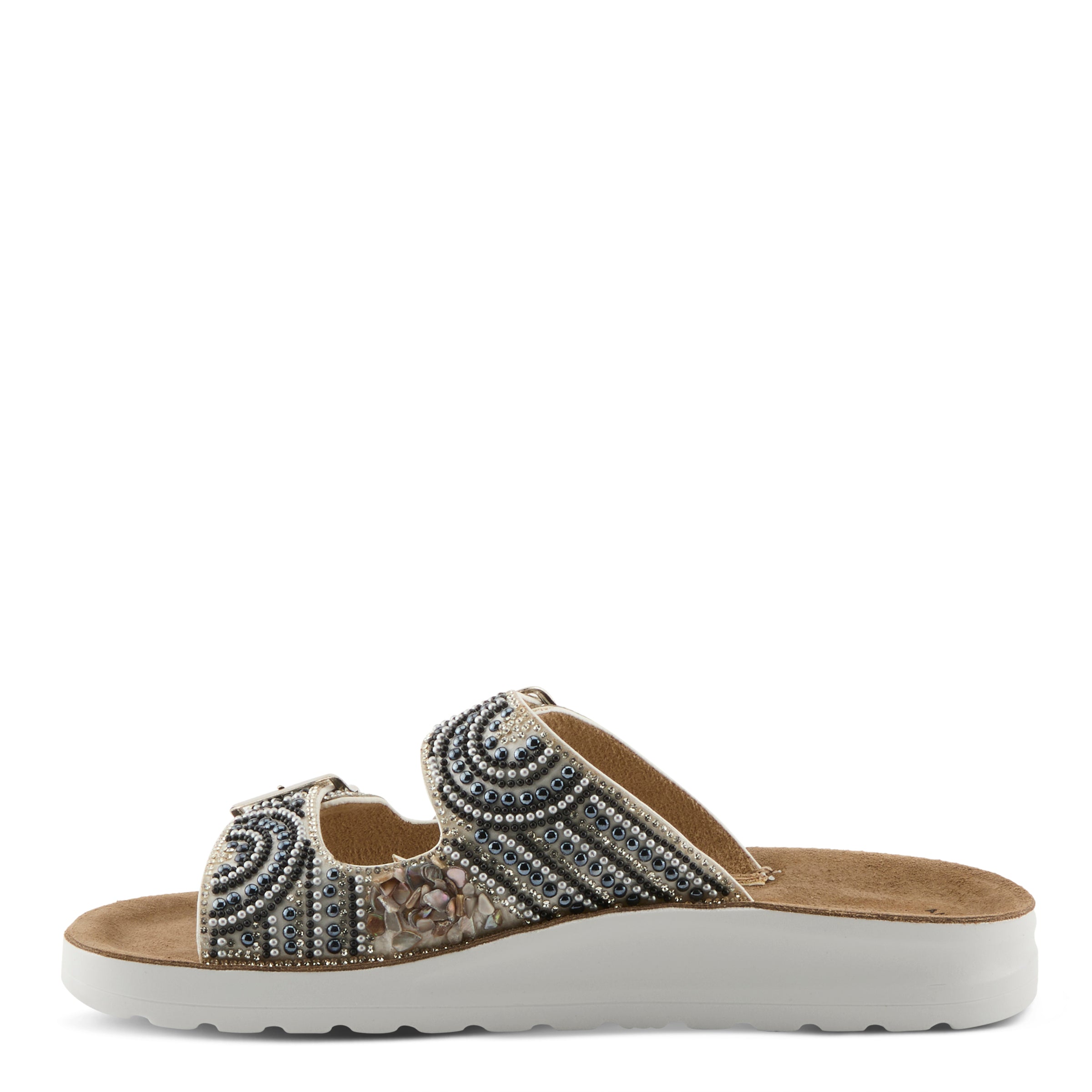 Flexus FLEXUS CYTHERIA SANDALS sandal in white multi with flexible sole