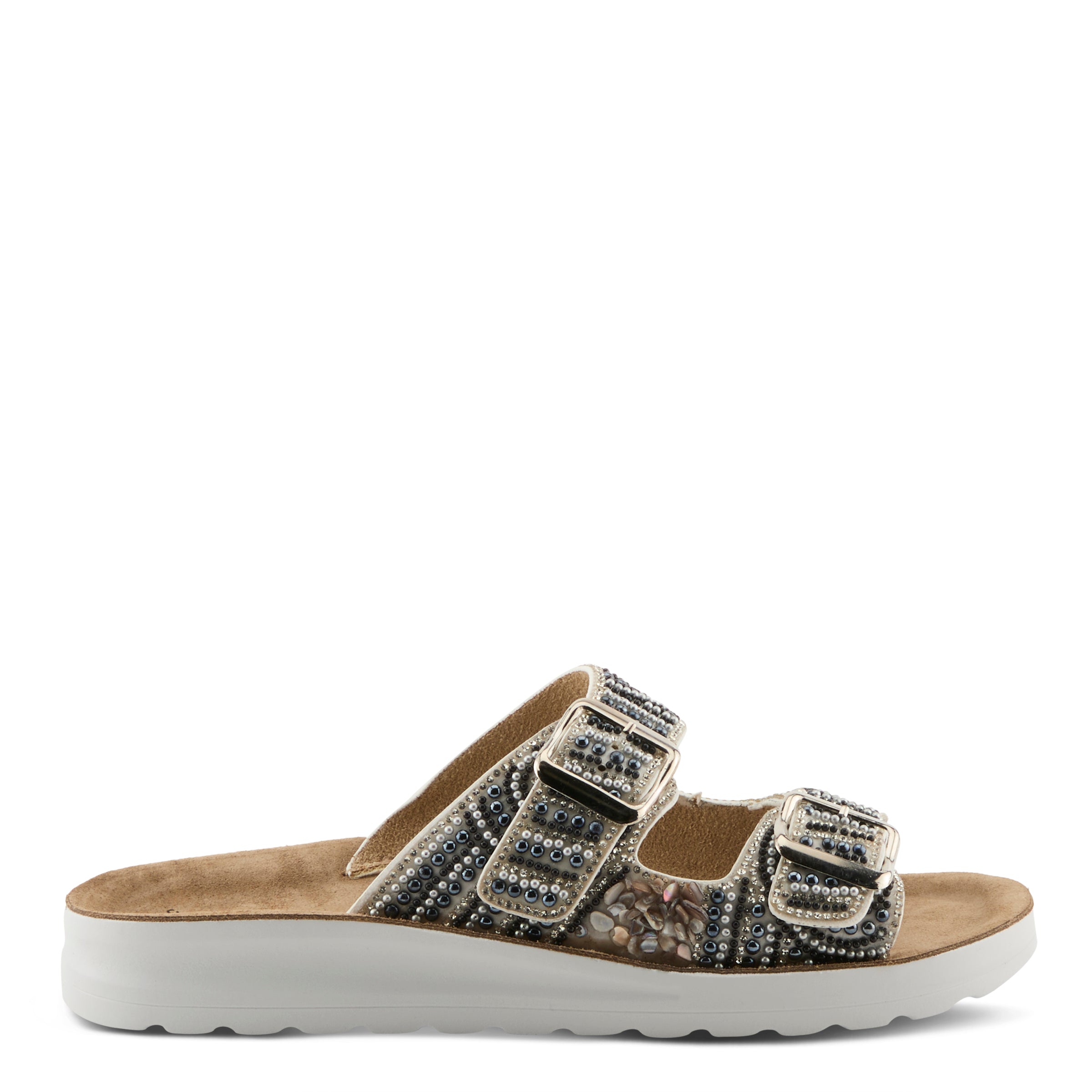 Flexus FLEXUS CYTHERIA SANDALS sandal in white multi with flexible sole