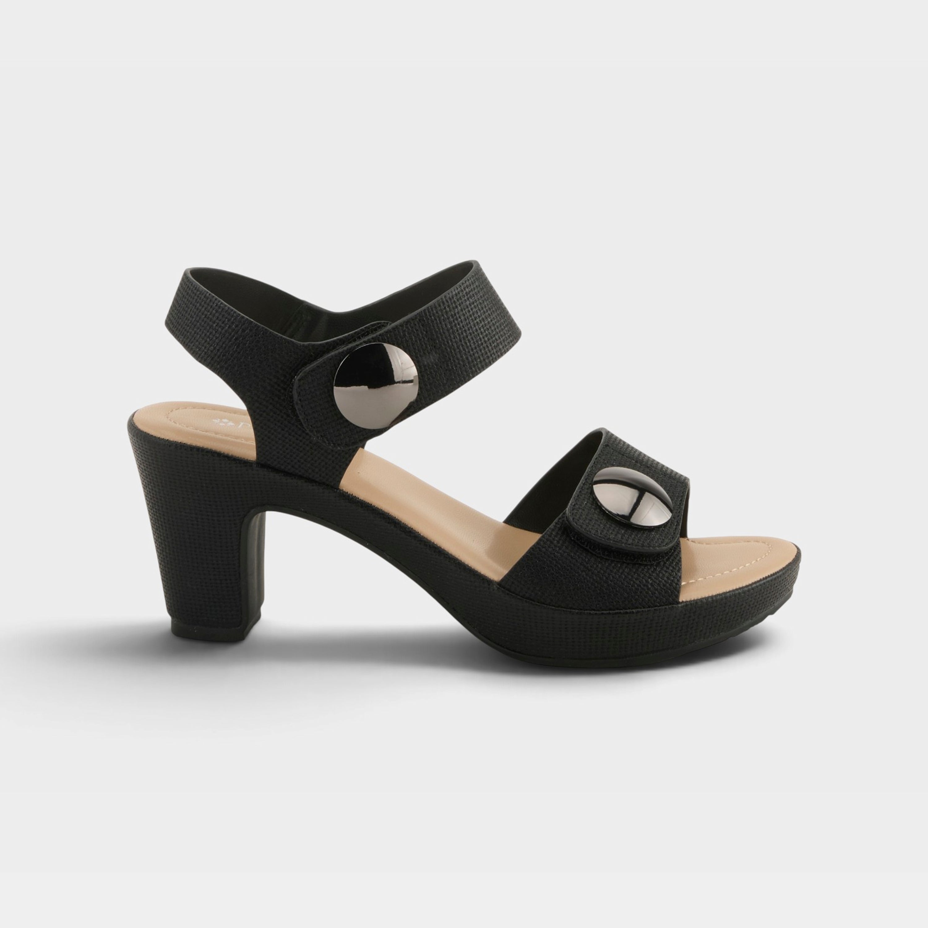 Patrizia Dade-Woven Black Sandal