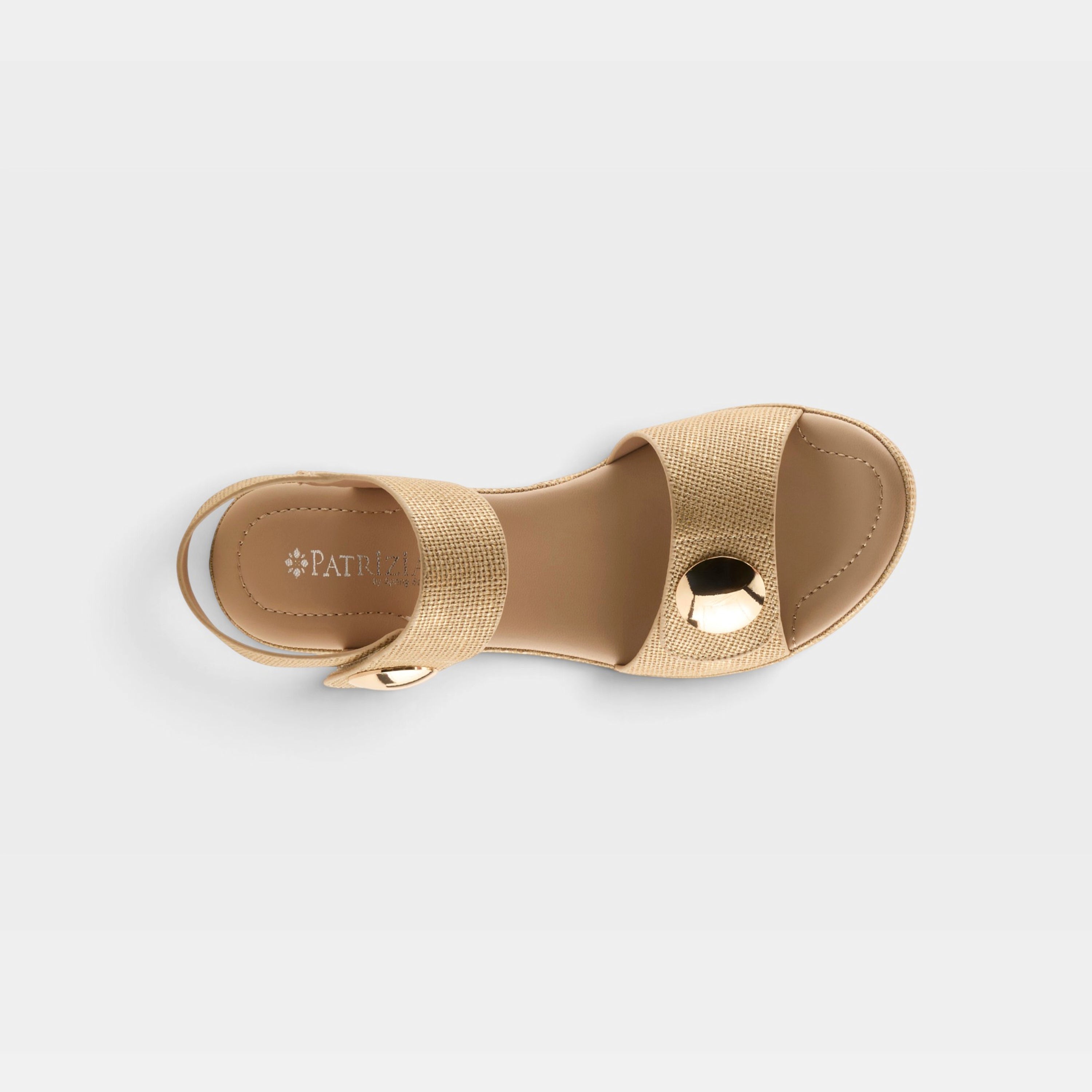 Patrizia Dade-Woven Light Tan Sandal