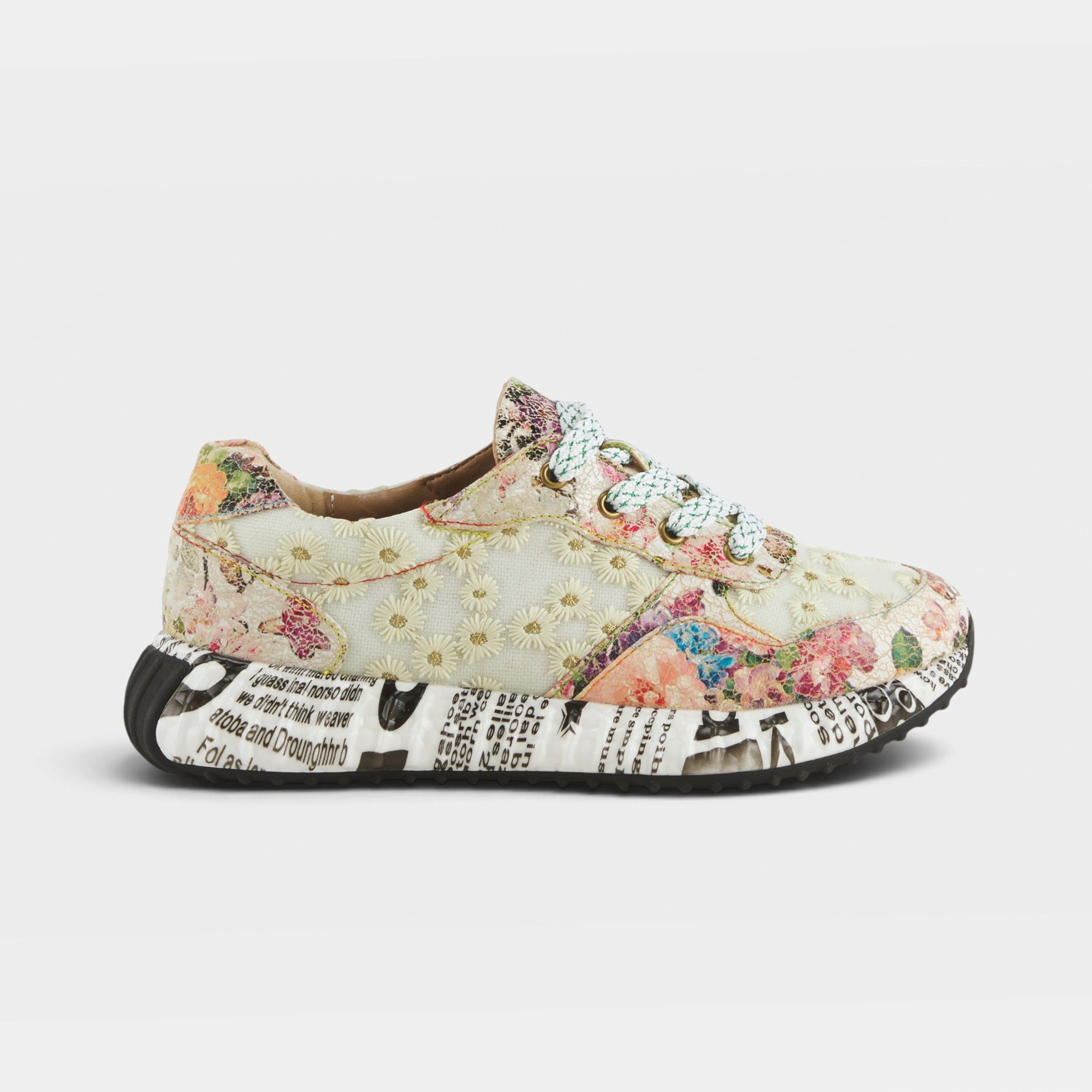 L'Artiste Daisymae sneaker in Beige Multi, hero view