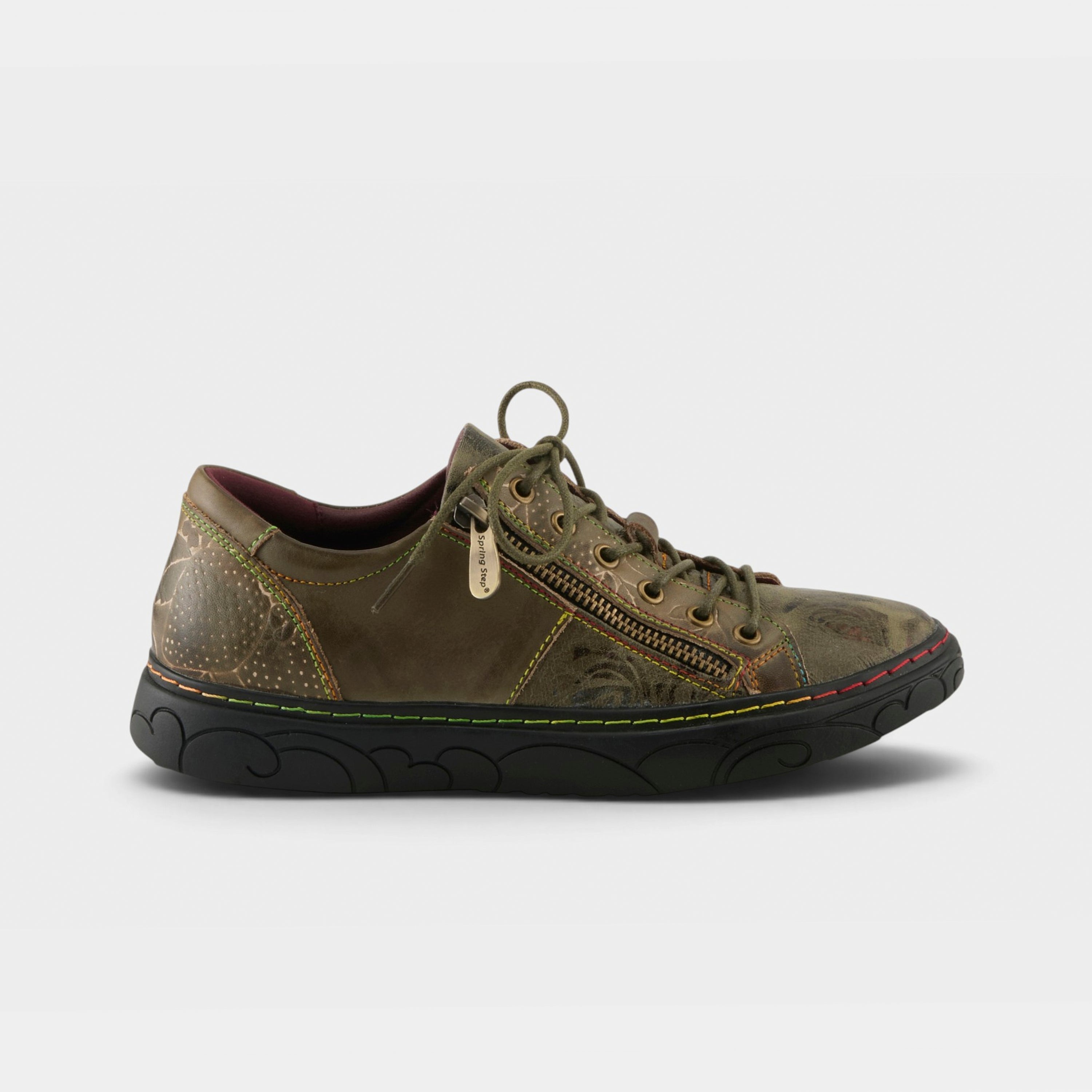 L'Artiste Danli-Bloom sneaker shoes in Olive Multi, hero view