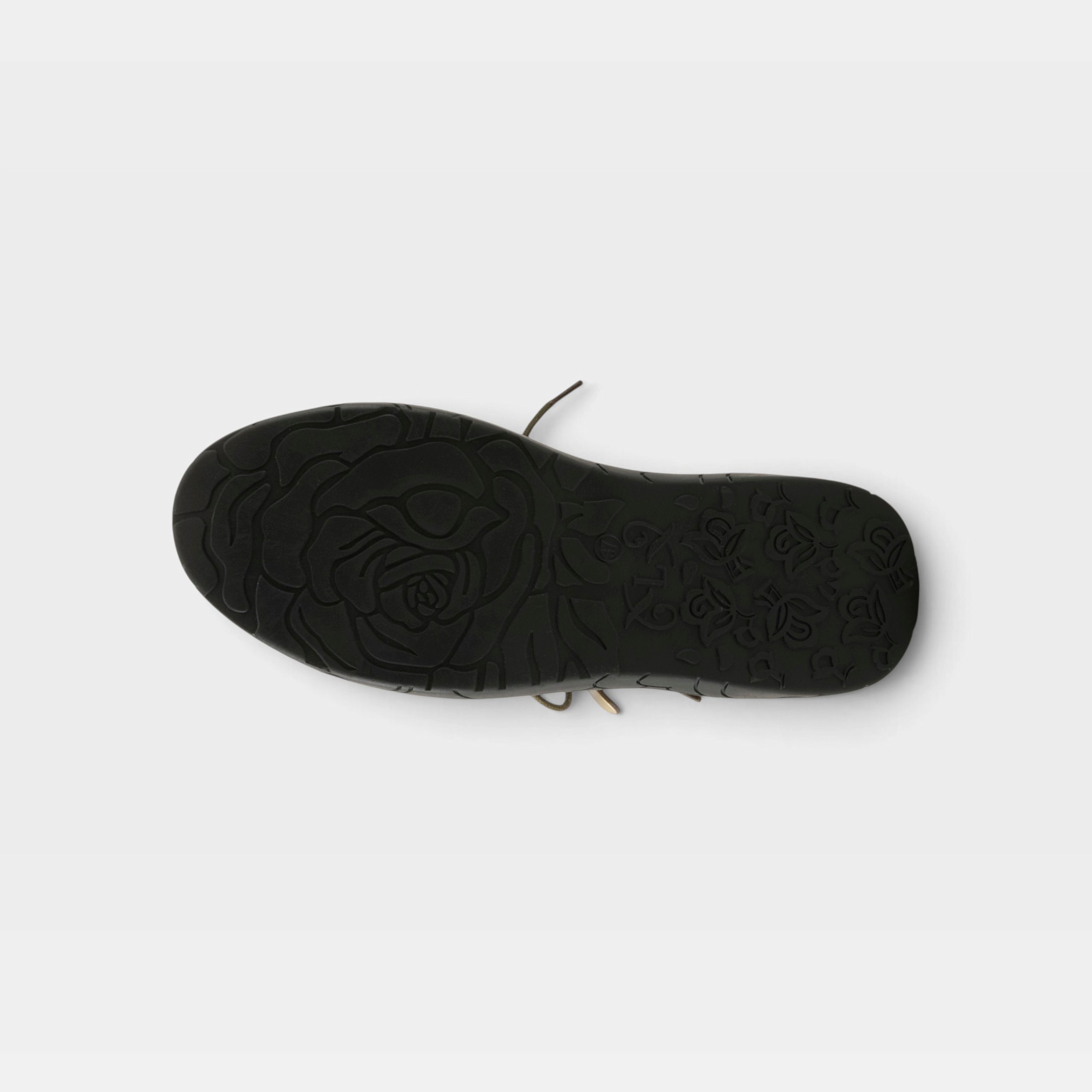 L'Artiste Danli-Bloom sneaker shoes in Olive Multi, outsole view