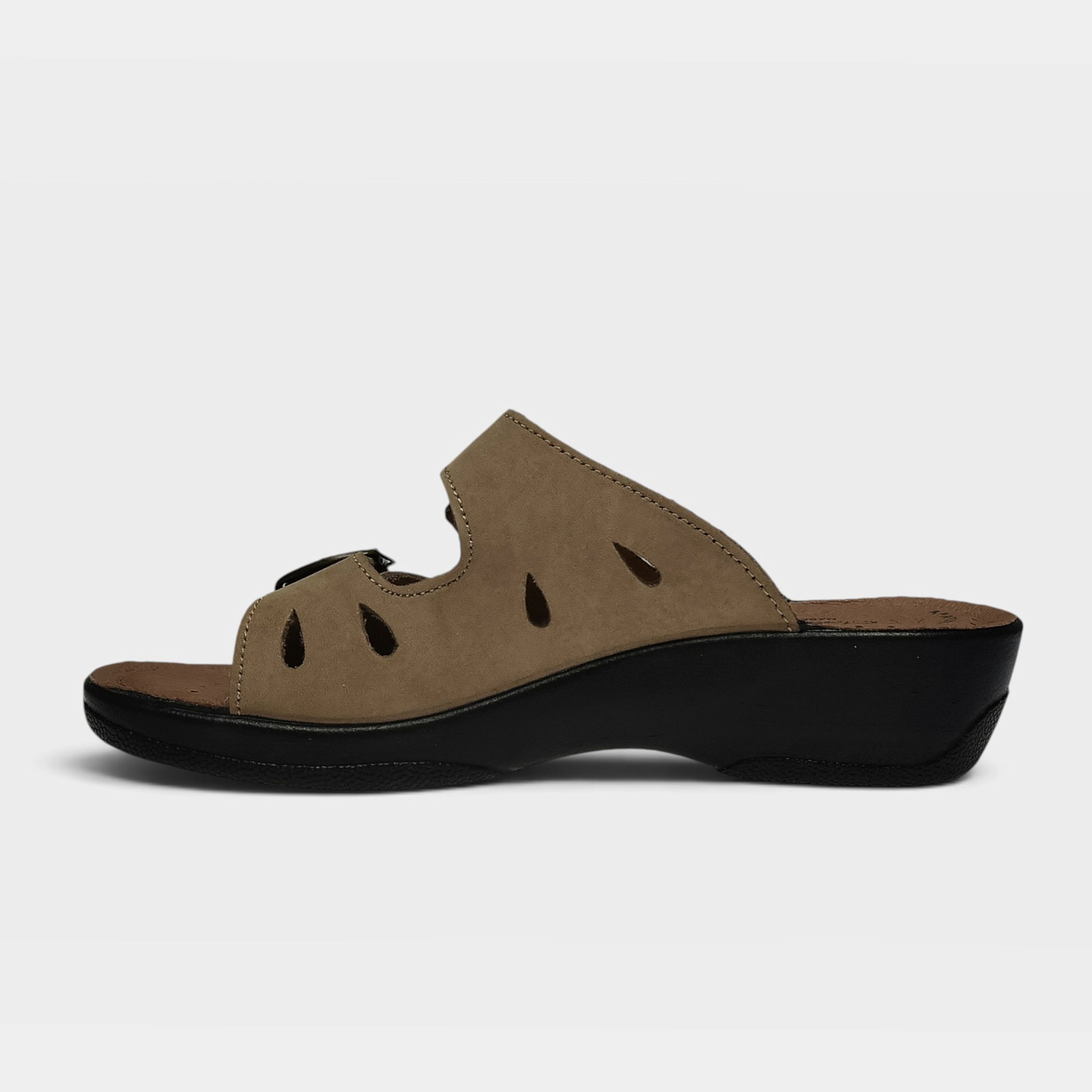 Flexus Decca Beige Nubuck Sandal
