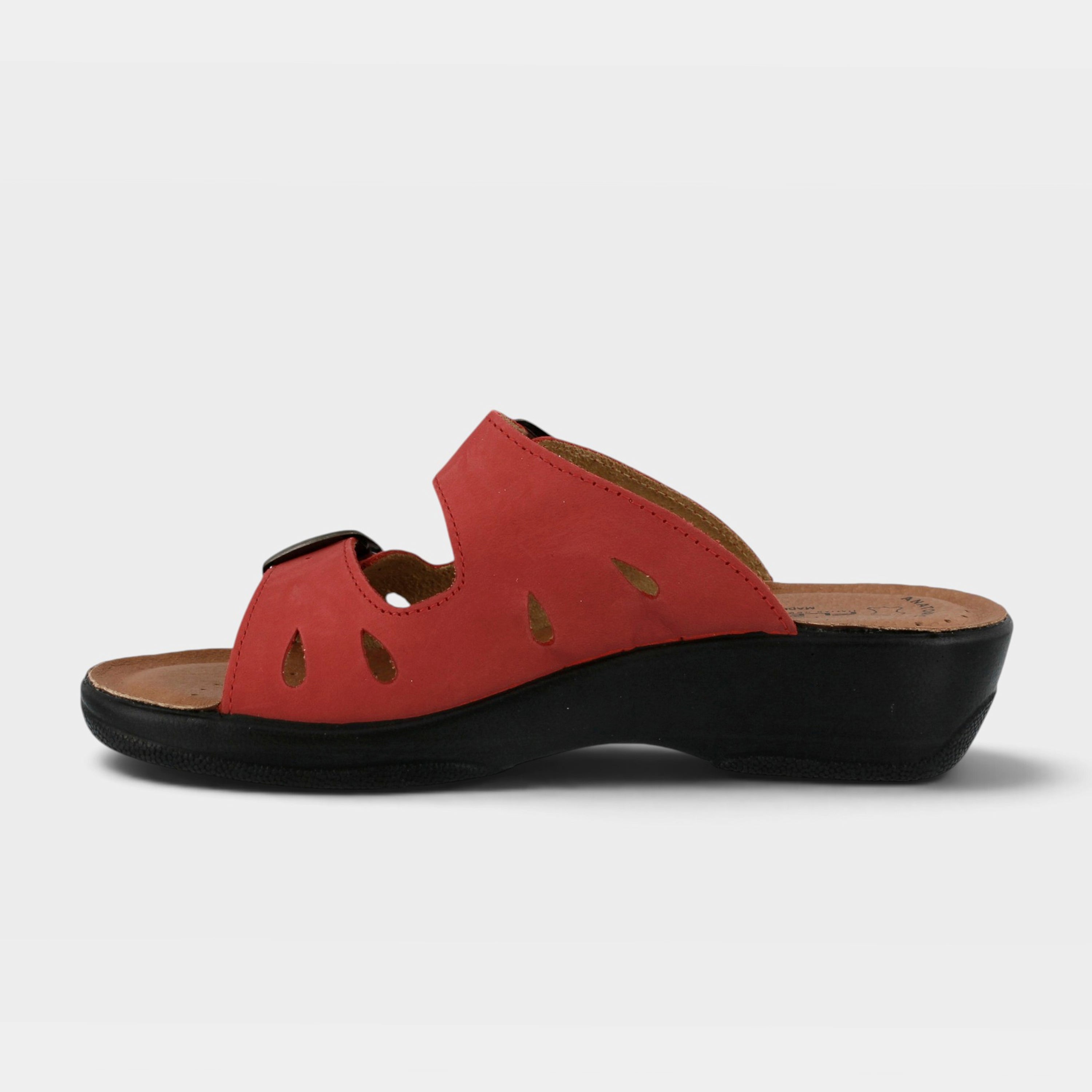 Flexus Decca Red Nubuck Sandal
