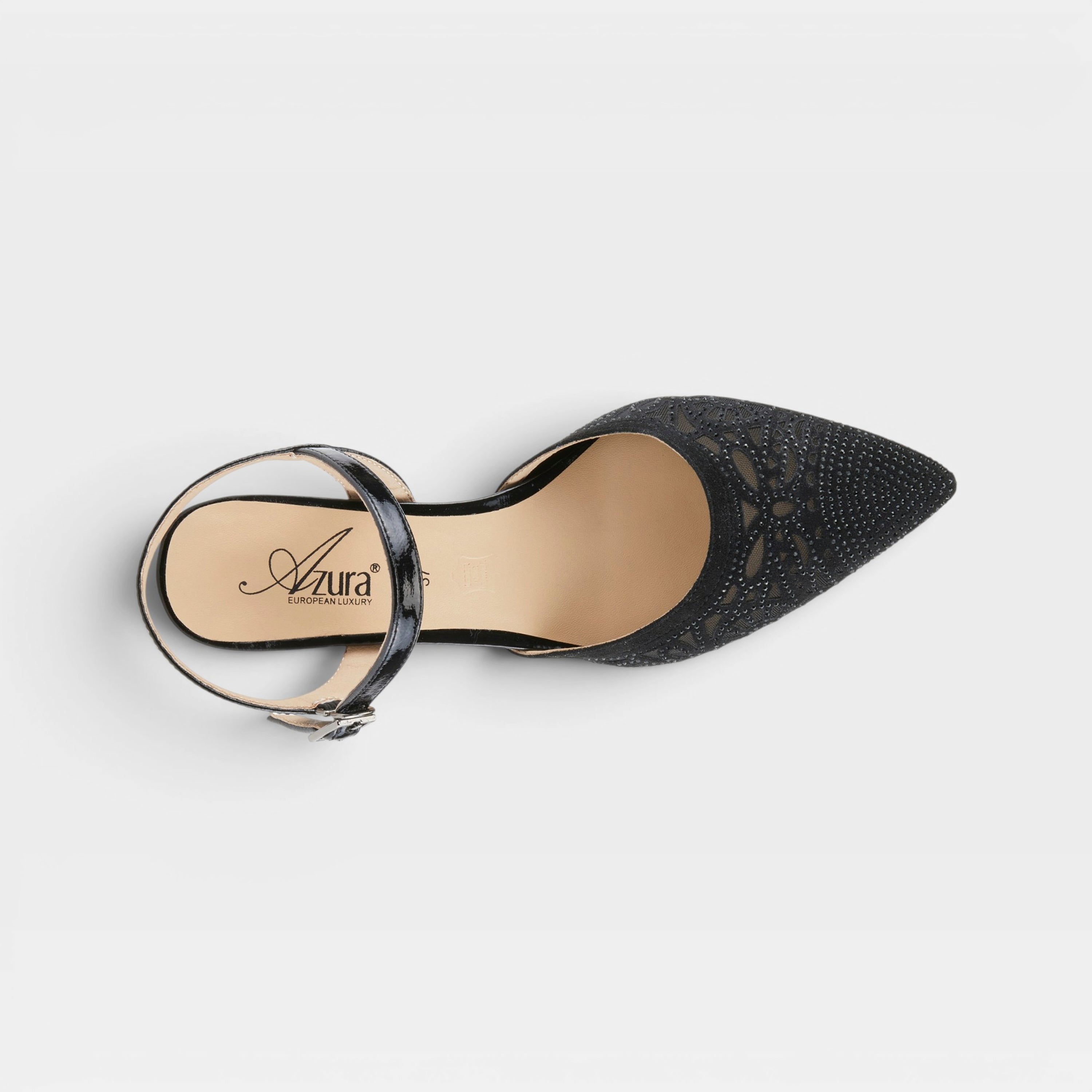 Azura Delicate Black Sandal