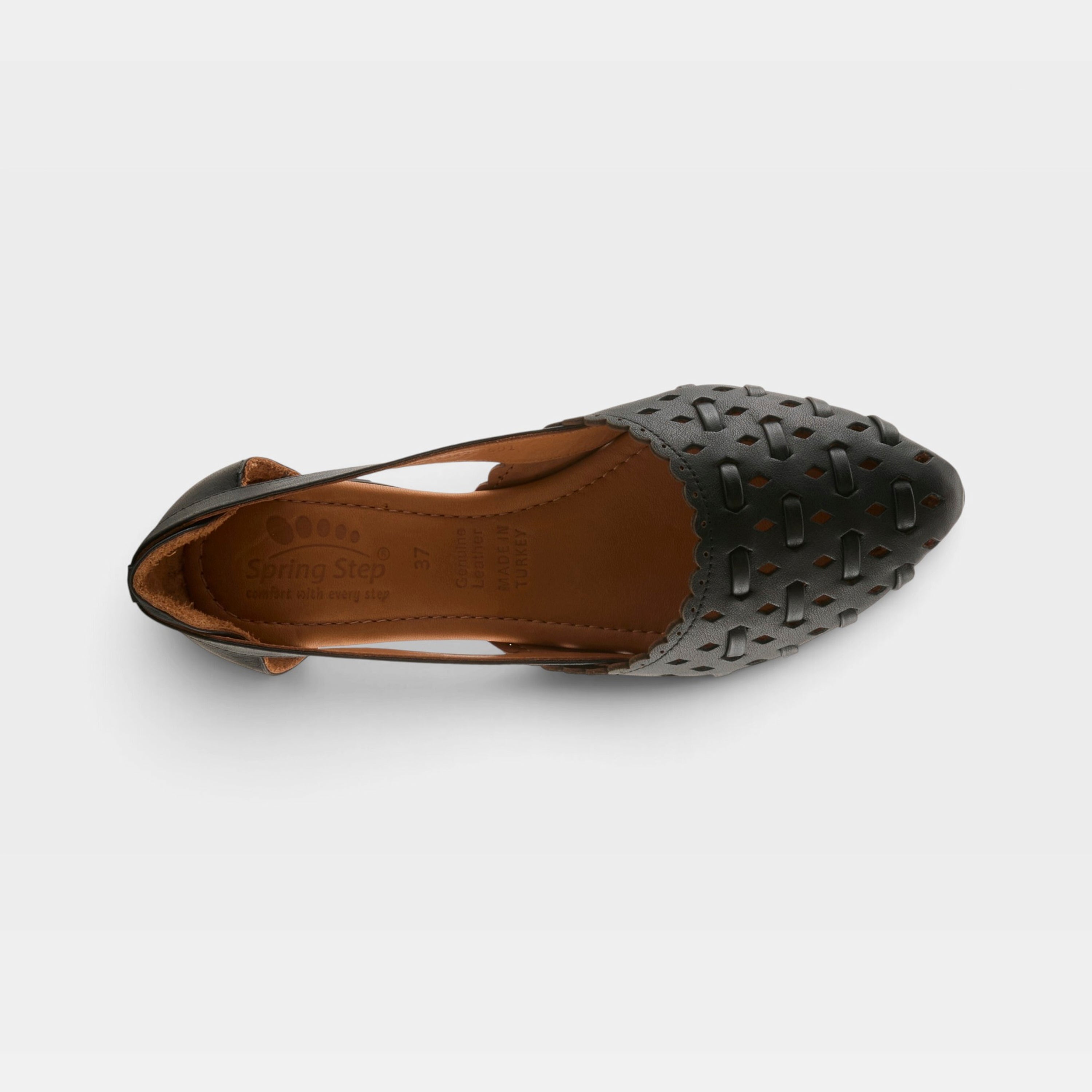Spring Step Delorse Black Shoe